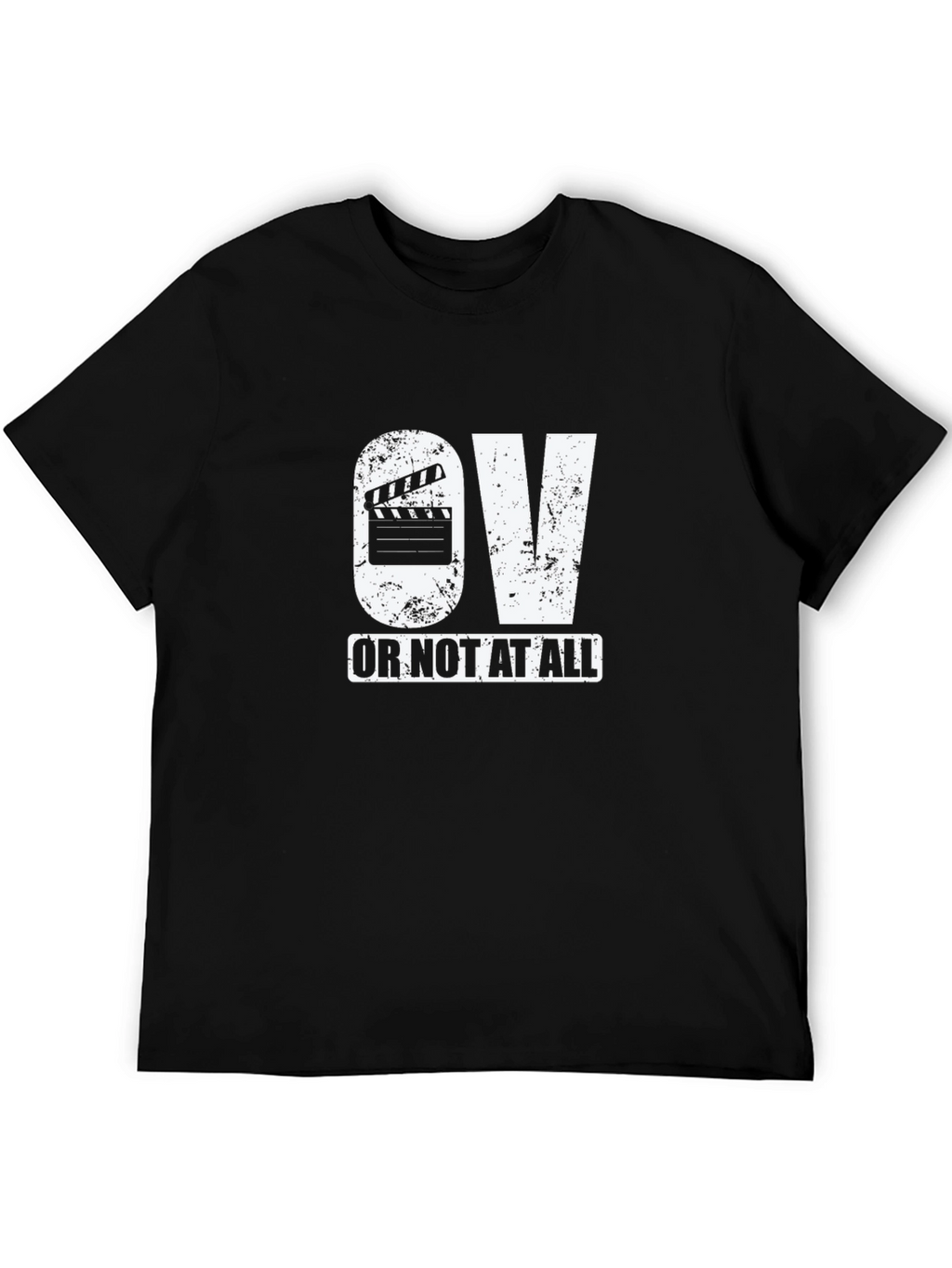 OV Or Not At All Black Graphic Tee