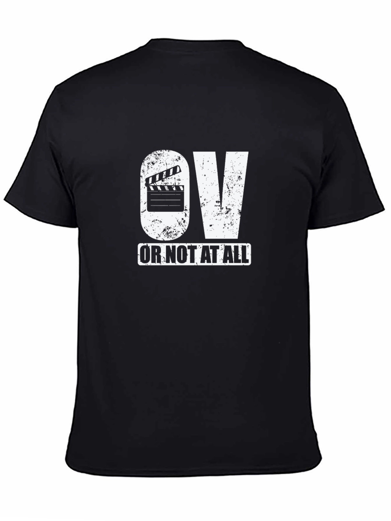 OV Or Not At All Black Graphic Tee