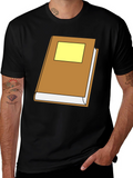 Bookworm Tee: Novelty Book Graphic T-Shirt