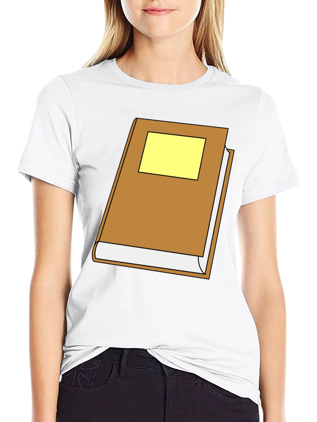 Bookworm Tee: Novelty Book Graphic T-Shirt