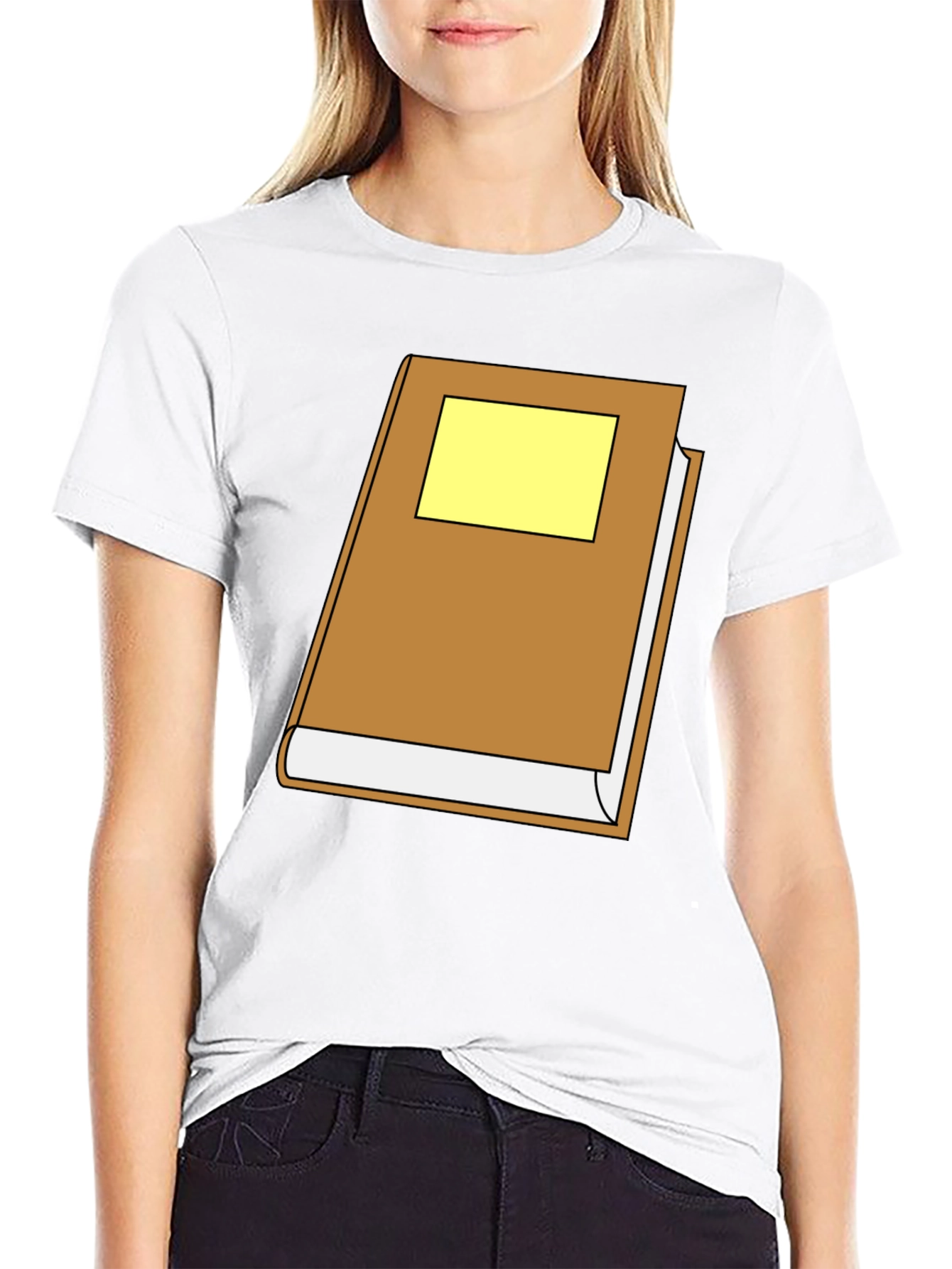 Bookworm Tee: Novelty Book Graphic T-Shirt