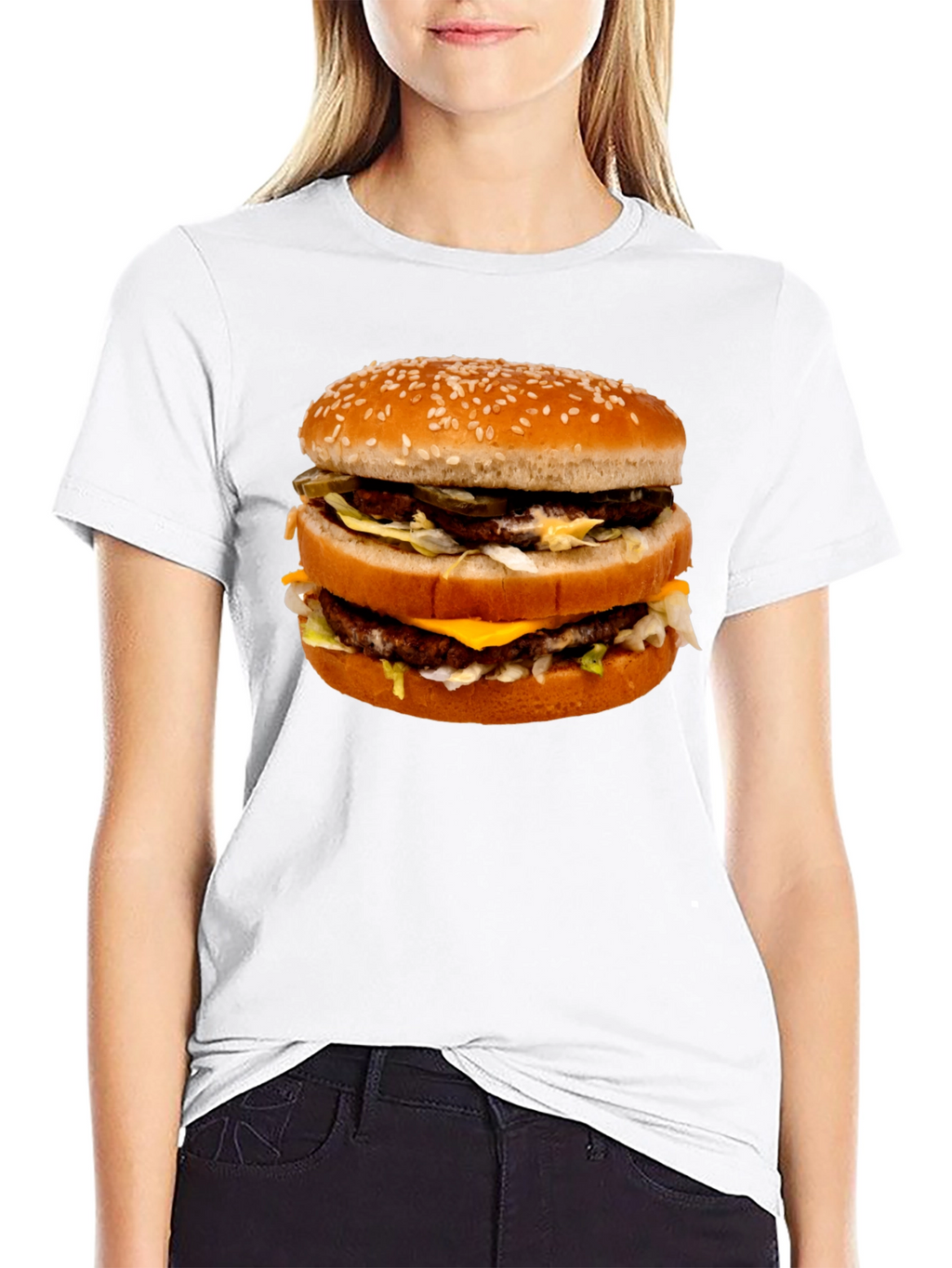 Big Mac Burger Graphic Tee - Food Lovers T-Shirt