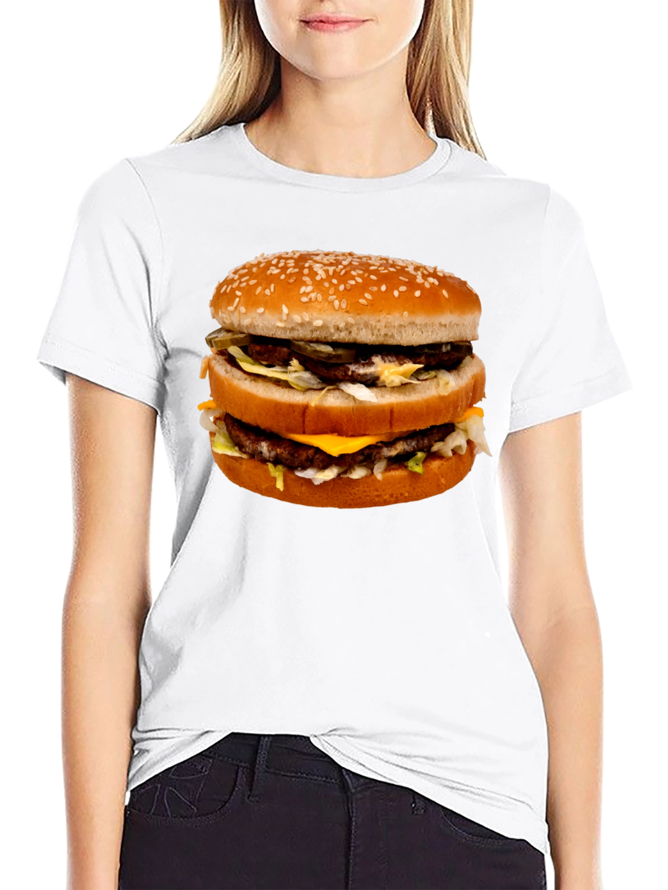 Big Mac Burger Graphic Tee - Food Lovers T-Shirt