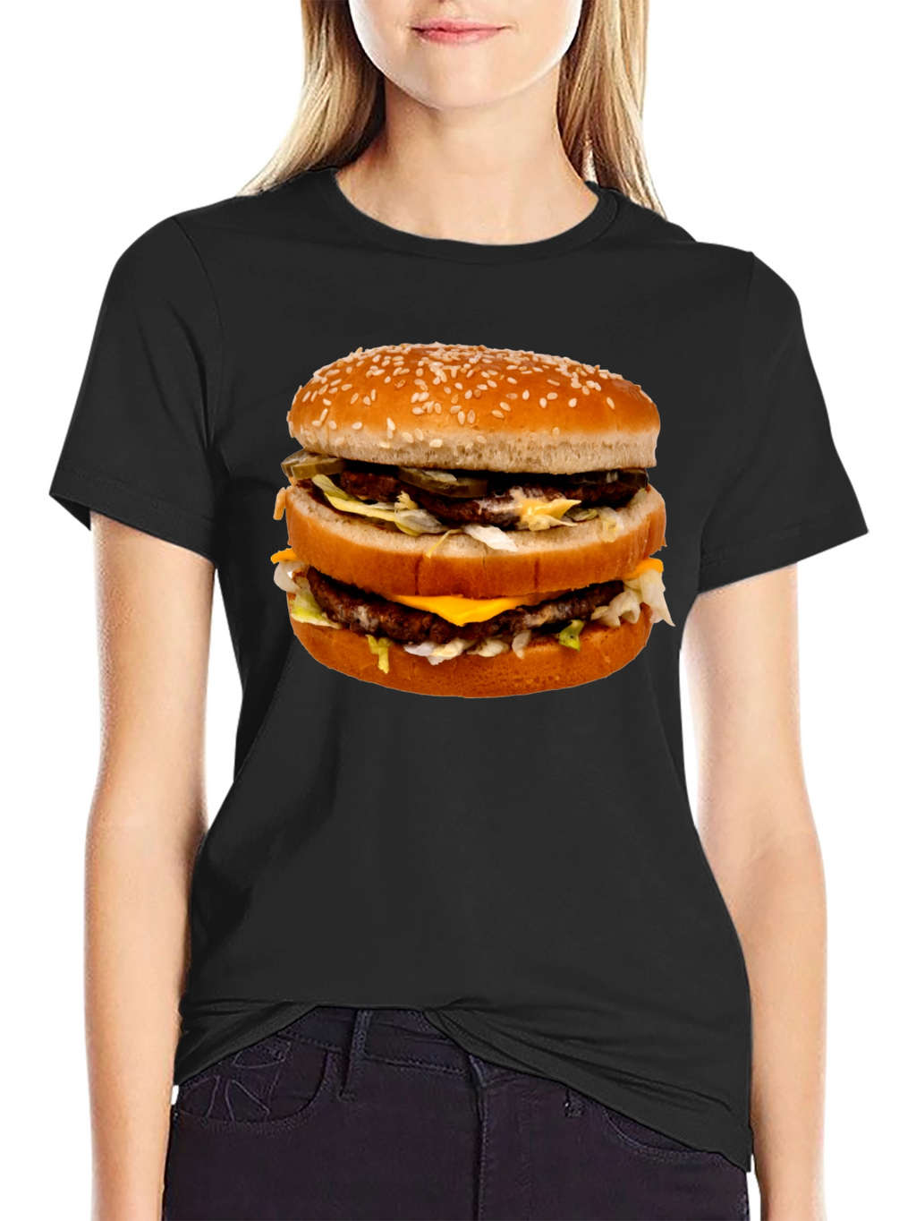 Big Mac Burger Graphic Tee - Food Lovers T-Shirt