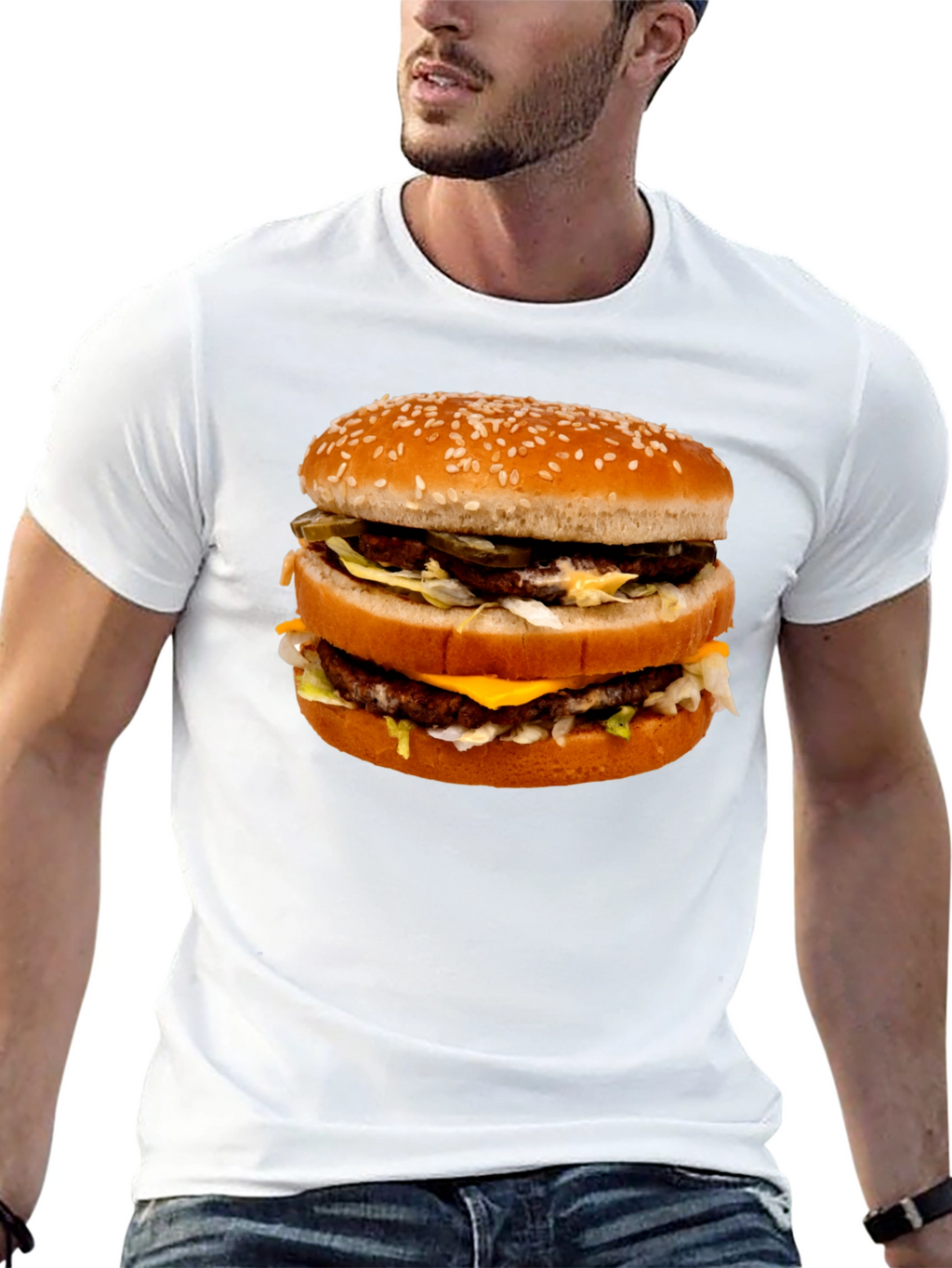 Big Mac Burger Graphic Tee - Food Lovers T-Shirt