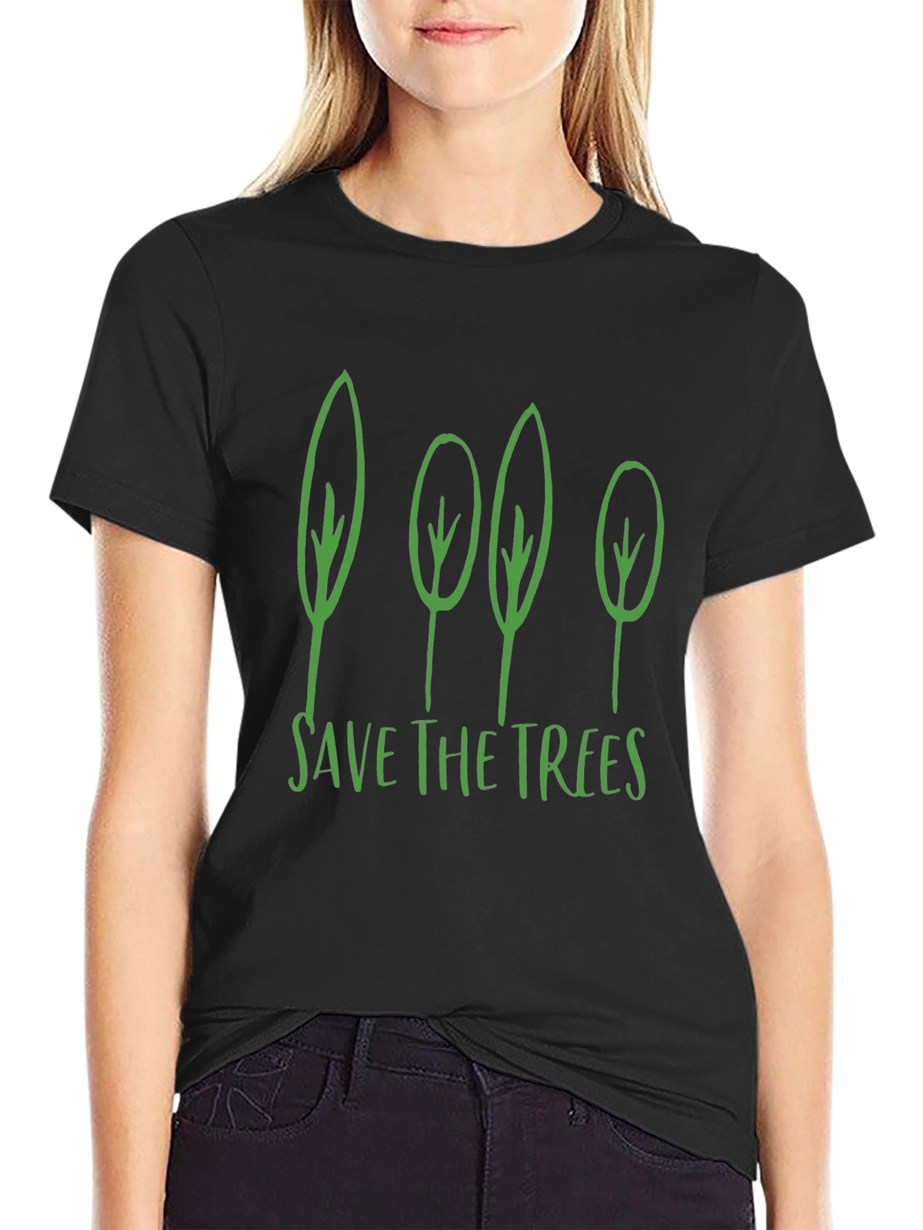 Save The Trees Graphic Tee - Eco-Friendly Shirt