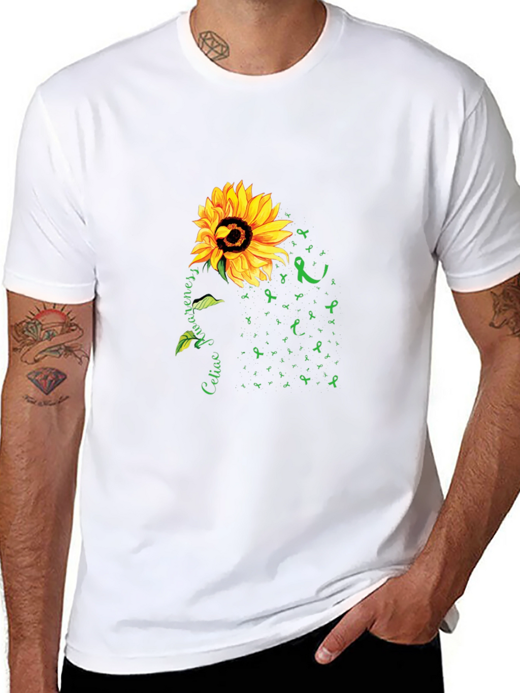 Celiac Awareness Sunflower T-Shirt