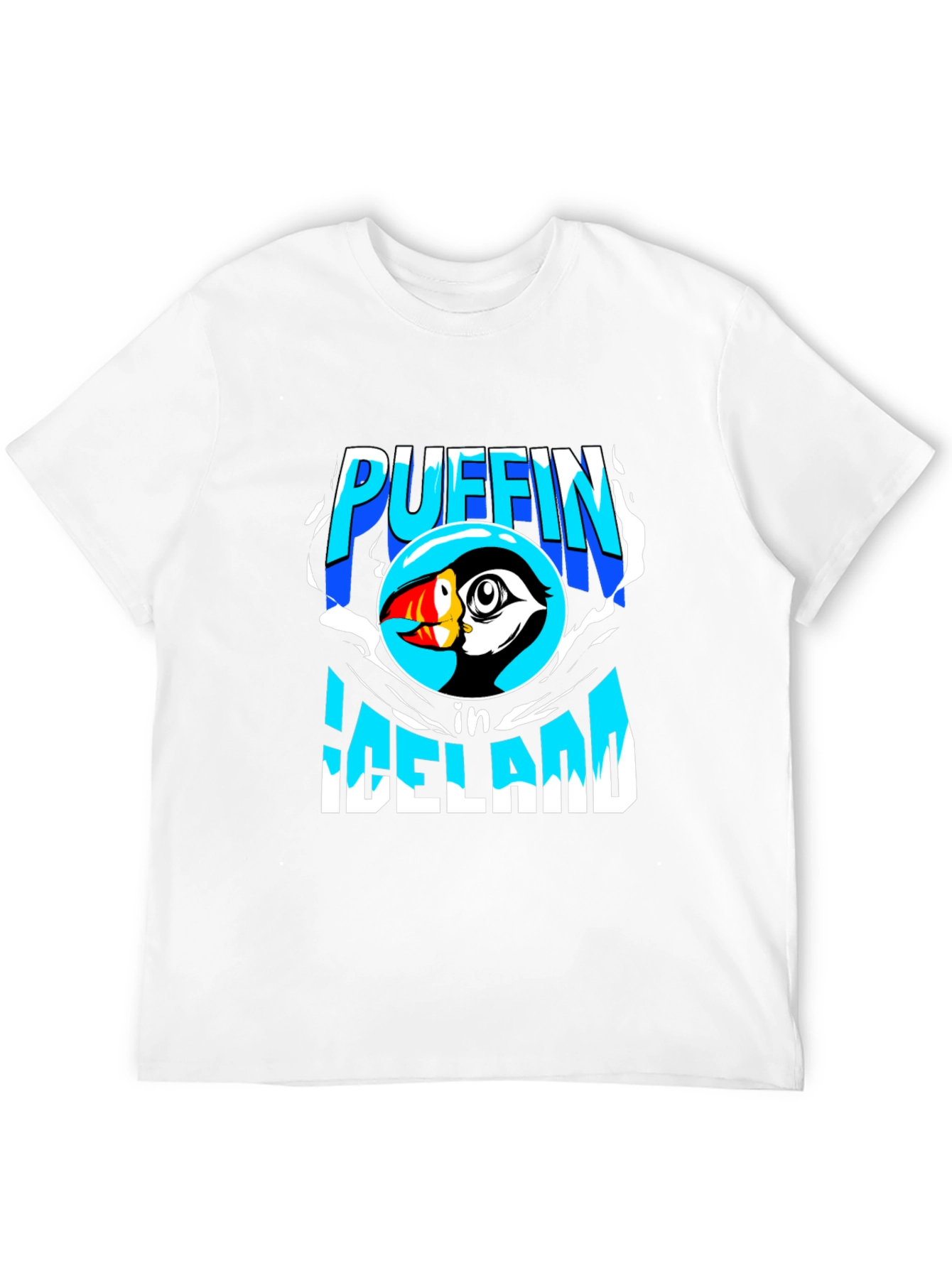 Puffin in Iceland Graphic Tee