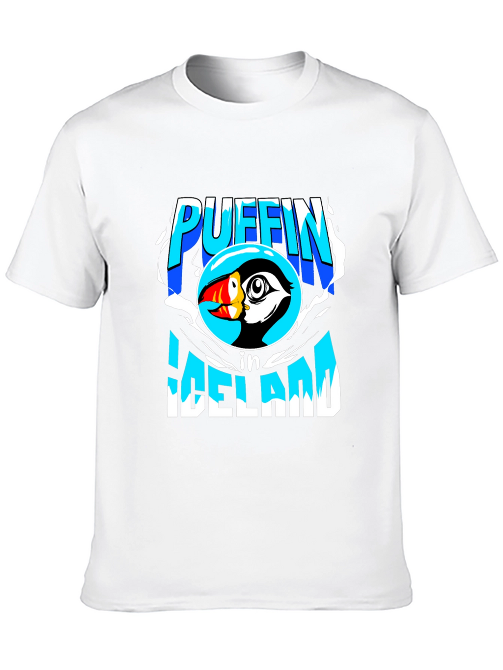 Puffin in Iceland Graphic Tee