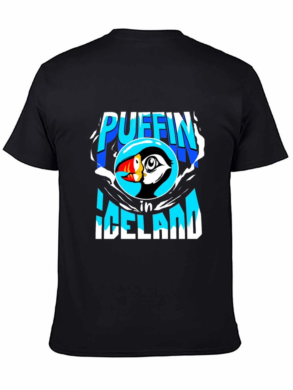 Puffin in Iceland Graphic Tee