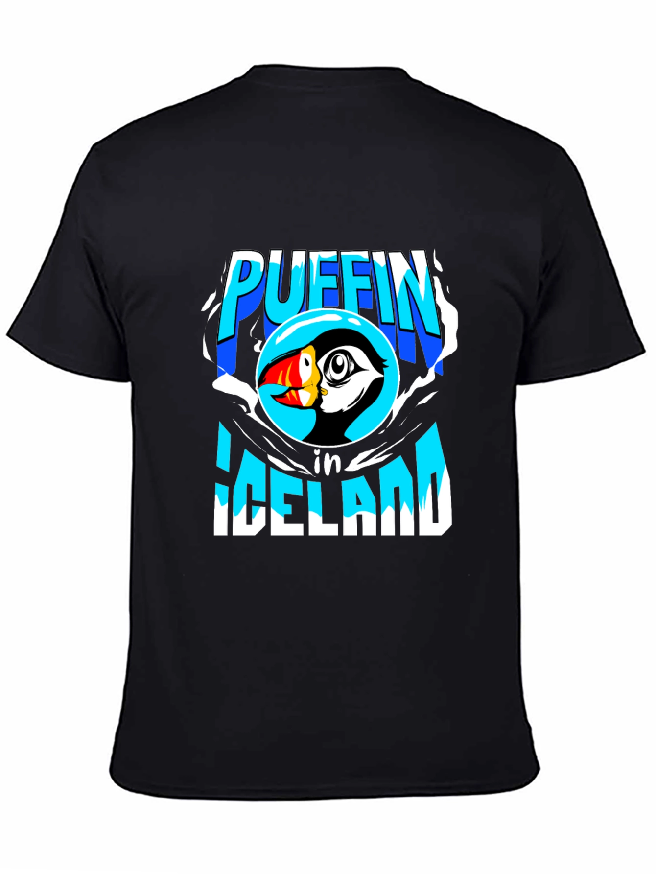 Puffin in Iceland Graphic Tee