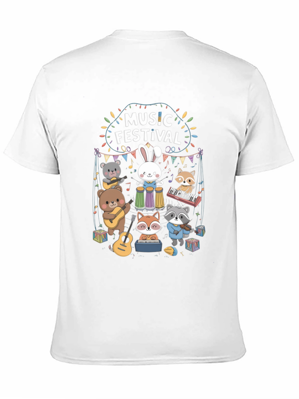 Music Festival Crew Neck T-shirt