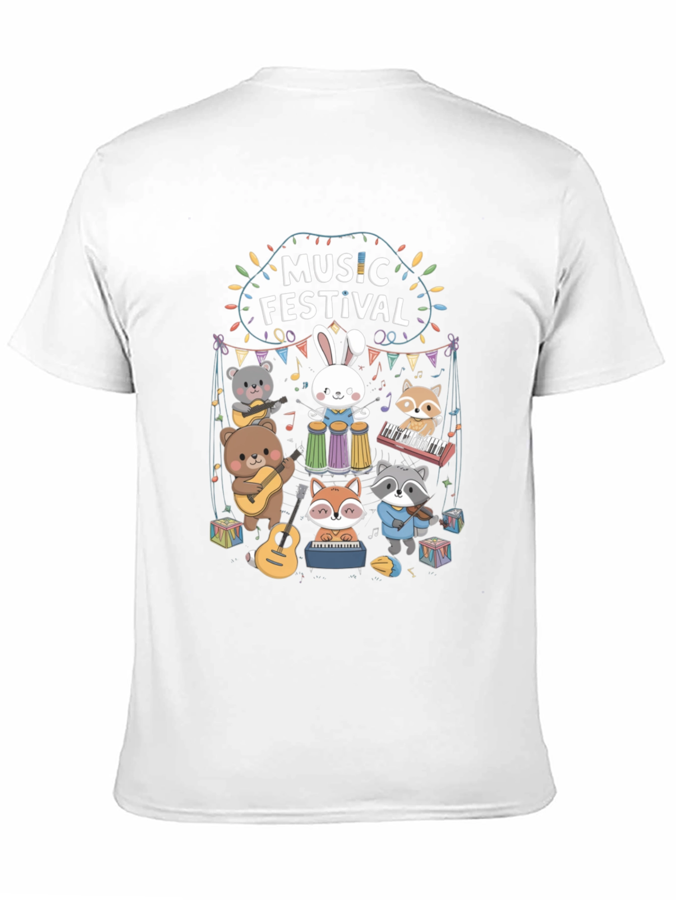Music Festival Crew Neck T-shirt