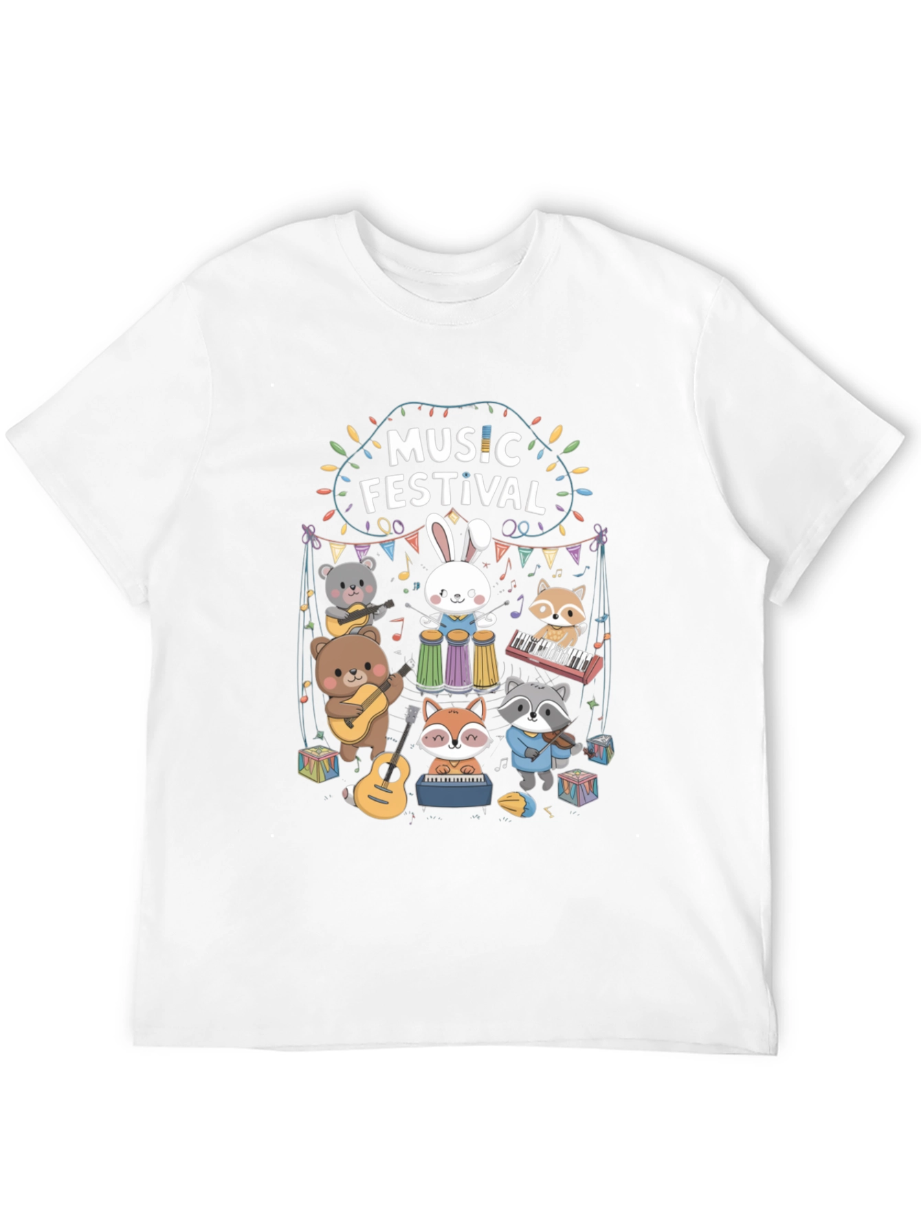 Music Festival Crew Neck T-shirt