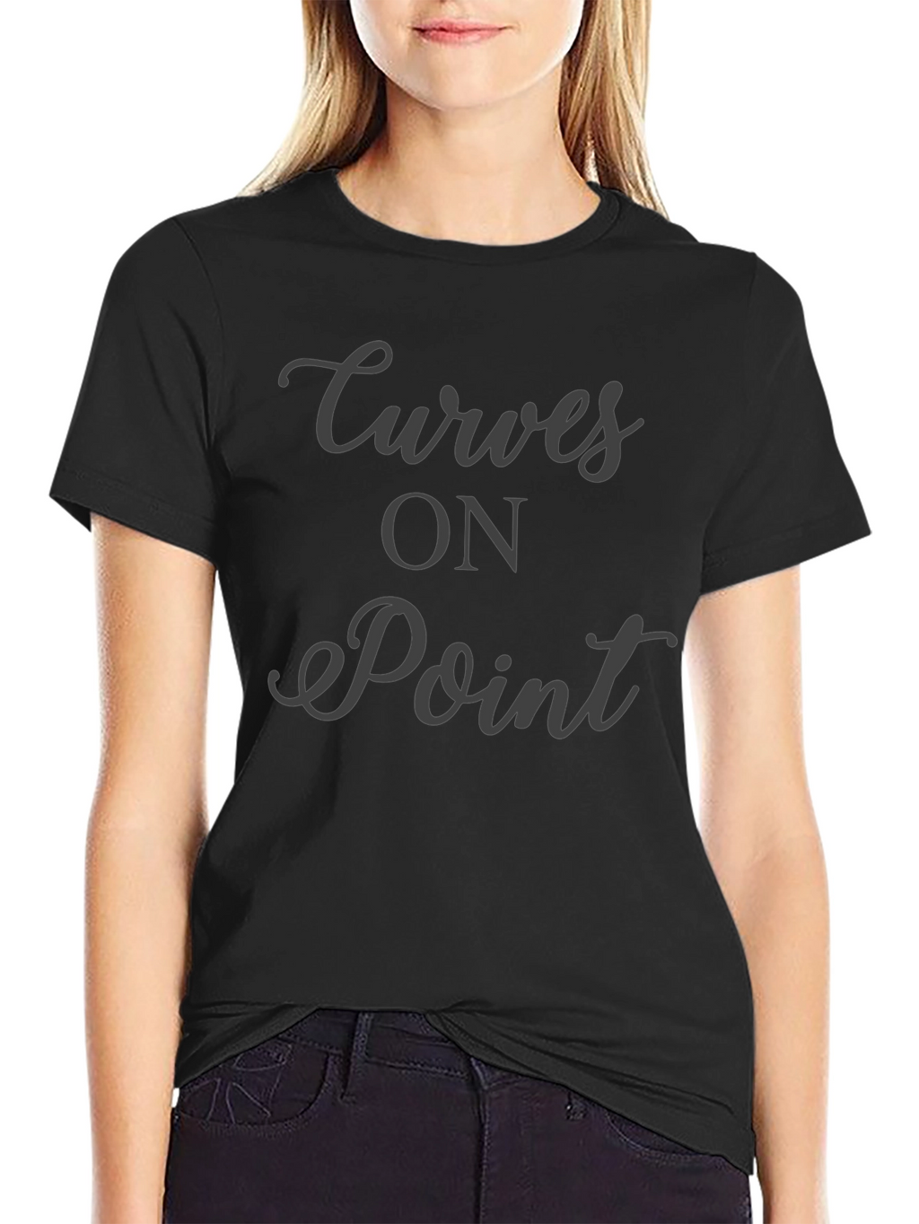 Curves On Point Graphic Tee - Unisex