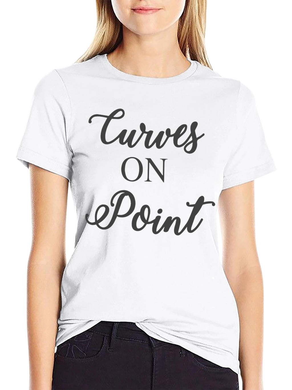 Curves On Point Graphic Tee - Unisex
