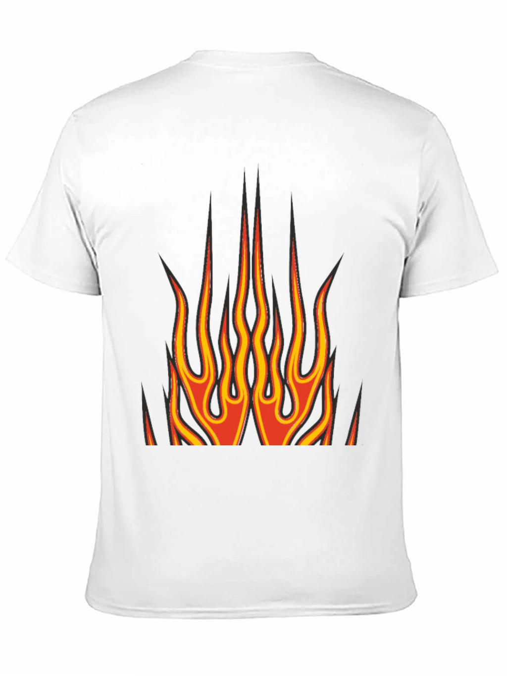 Flame Graphic T-Shirt - Bold Design