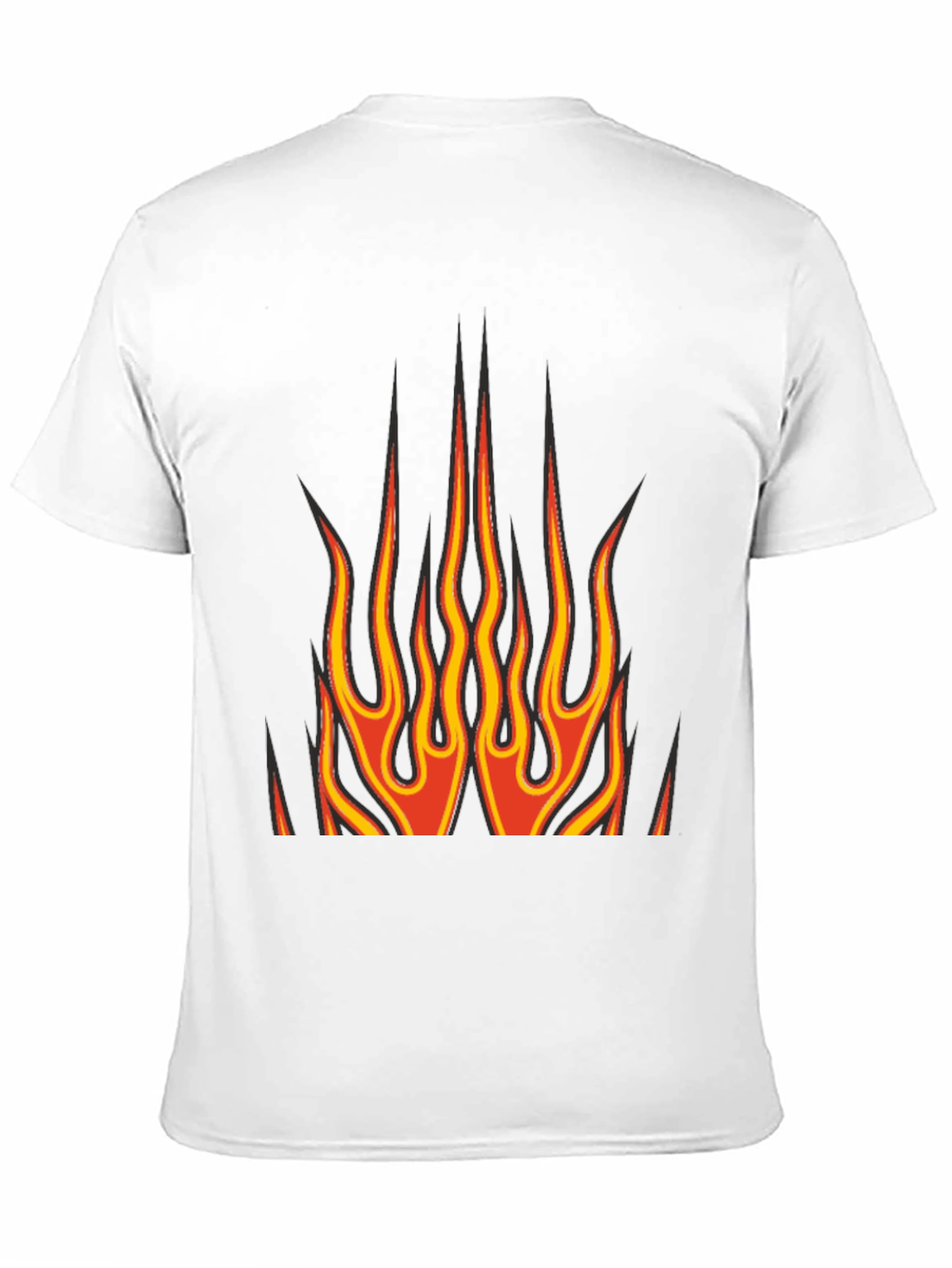 Flame Graphic T-Shirt - Bold Design