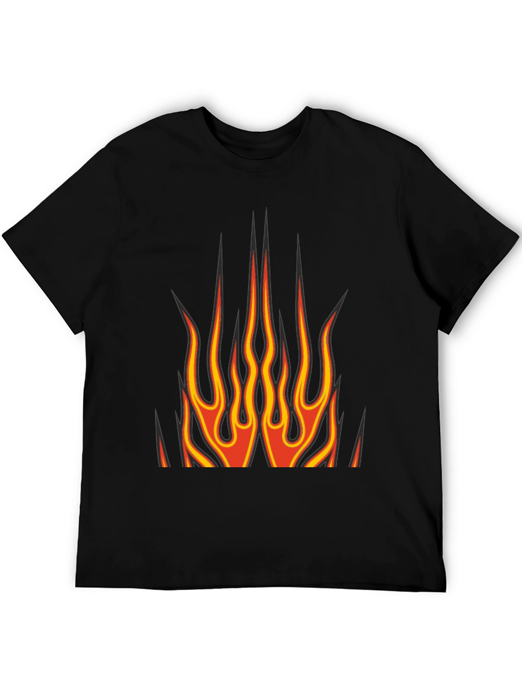 Flame Graphic T-Shirt - Bold Design