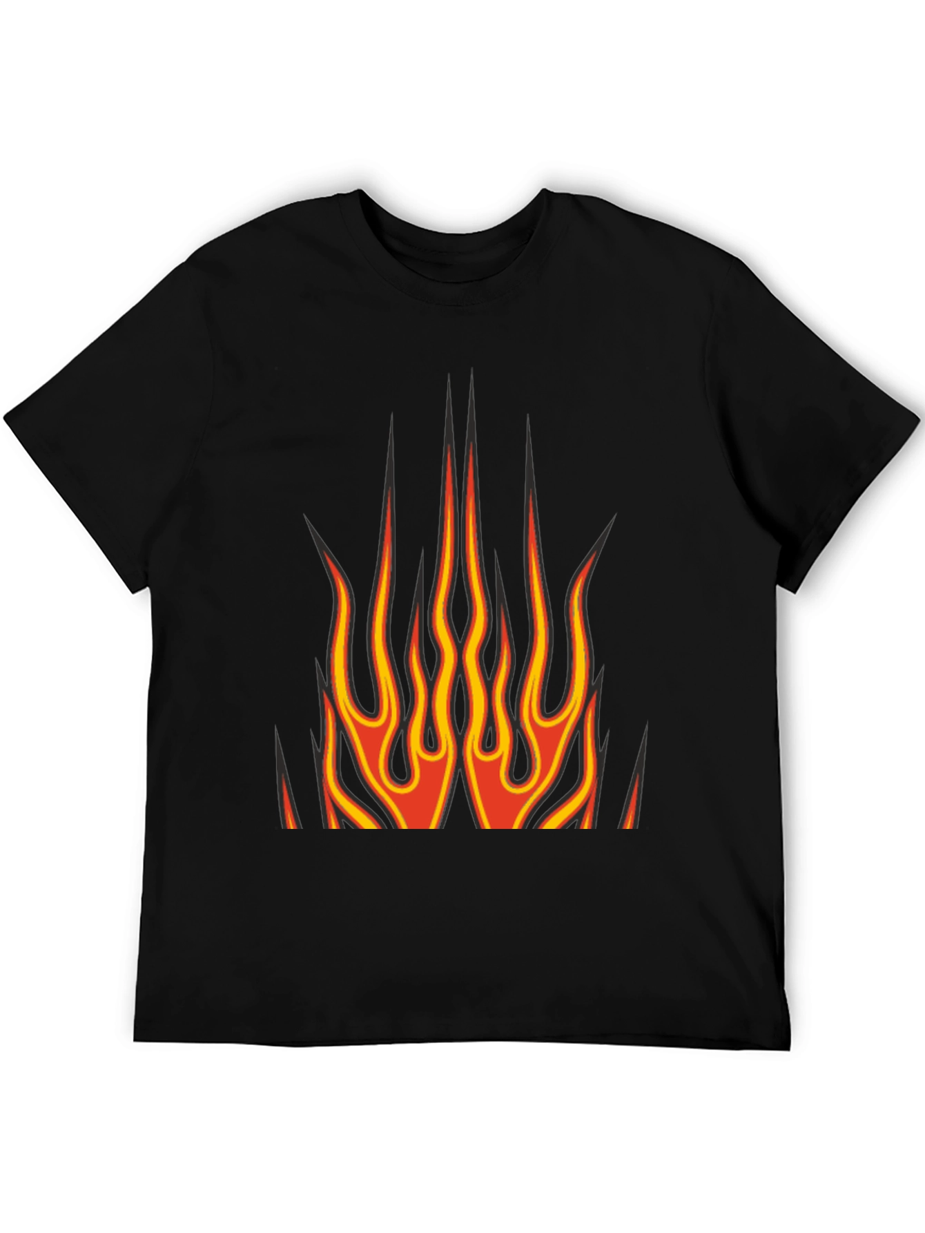 Flame Graphic T-Shirt - Bold Design
