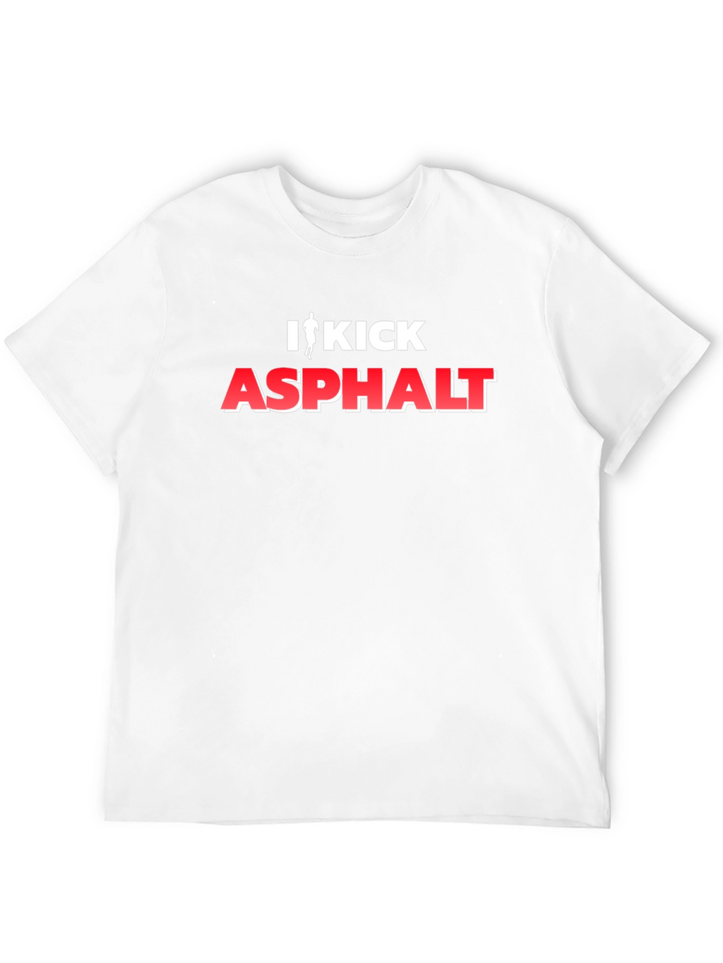 I Kick Asphalt Graphic T-Shirt - Black