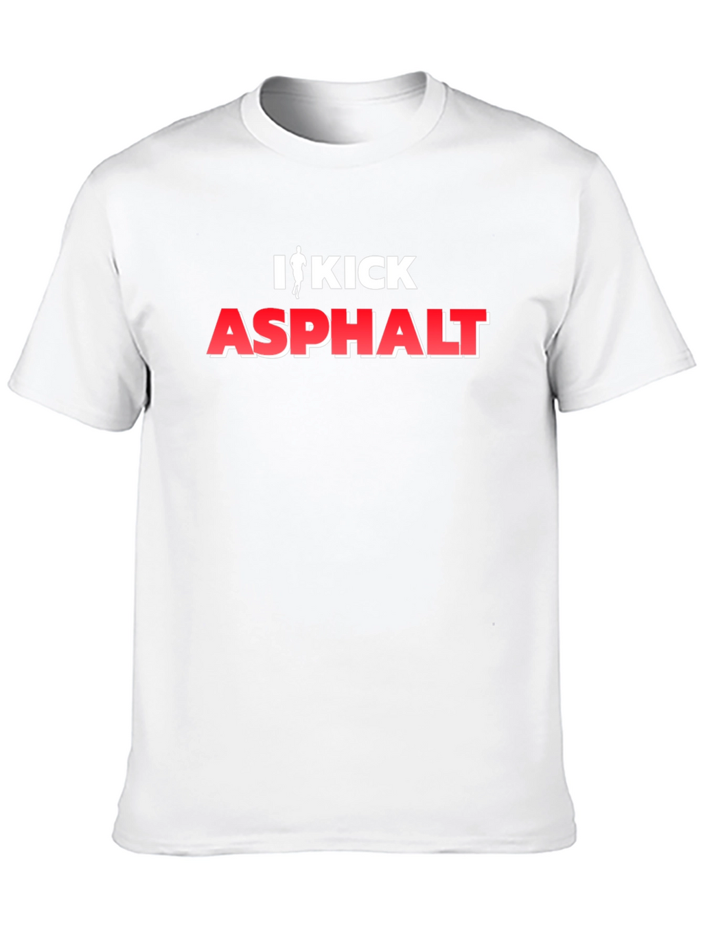 I Kick Asphalt Graphic T-Shirt - Black