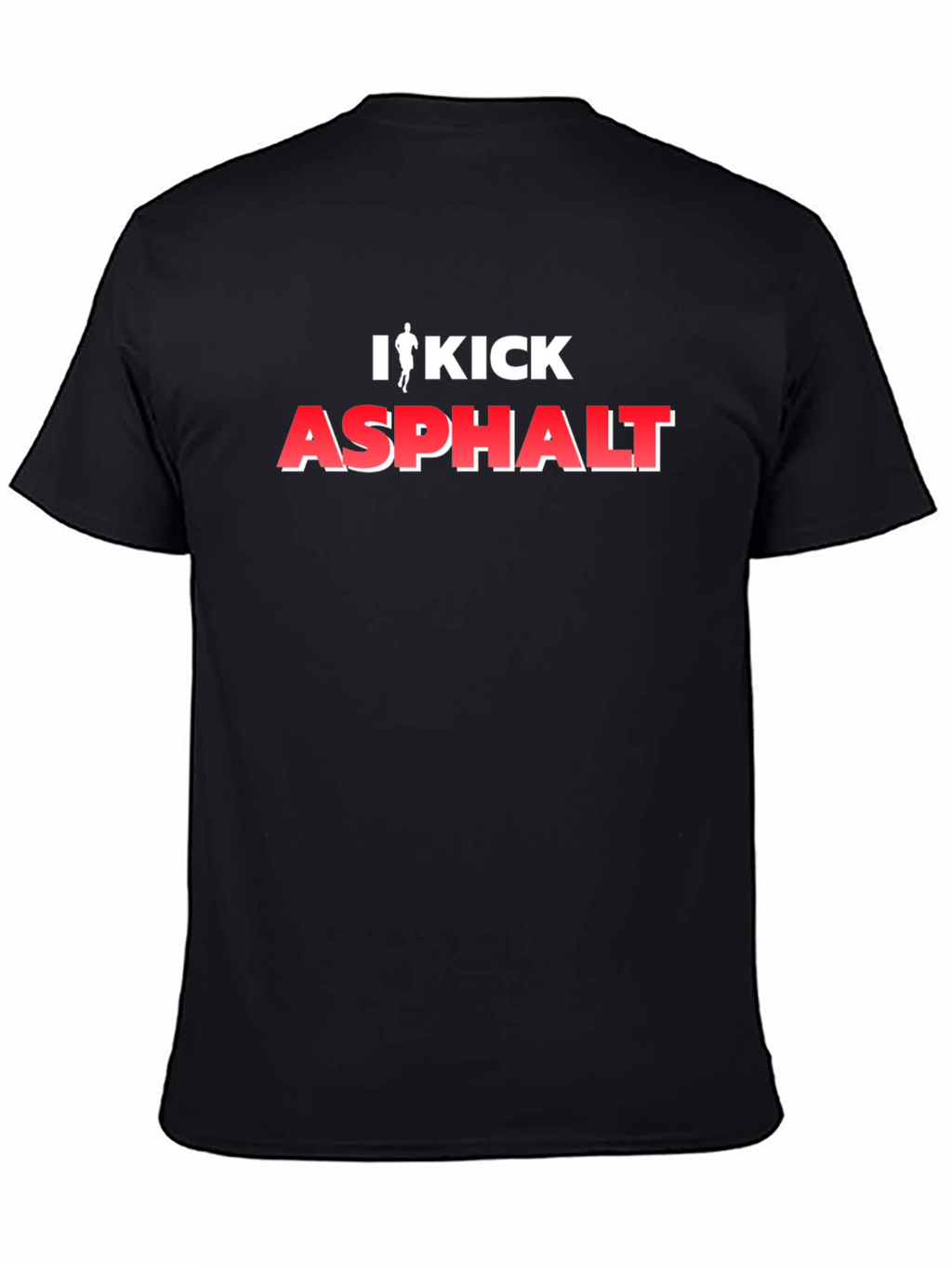 I Kick Asphalt Graphic T-Shirt - Black