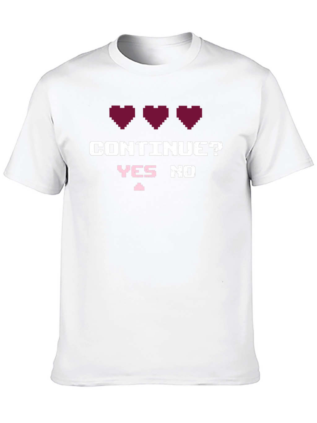 Gamer T-Shirt - Continue? Pixel Art Tee