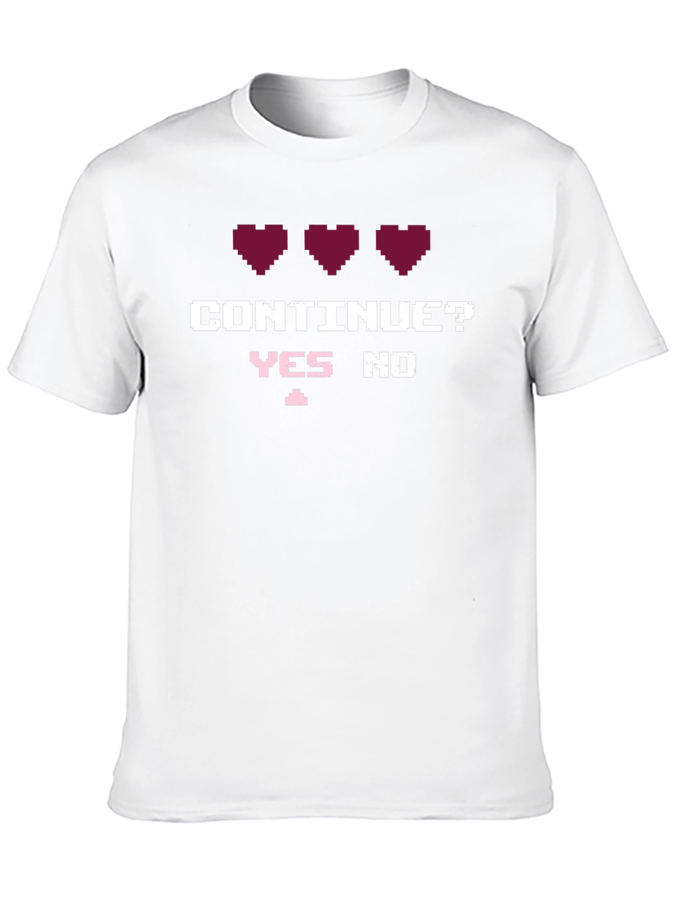 Gamer T-Shirt - Continue? Pixel Art Tee