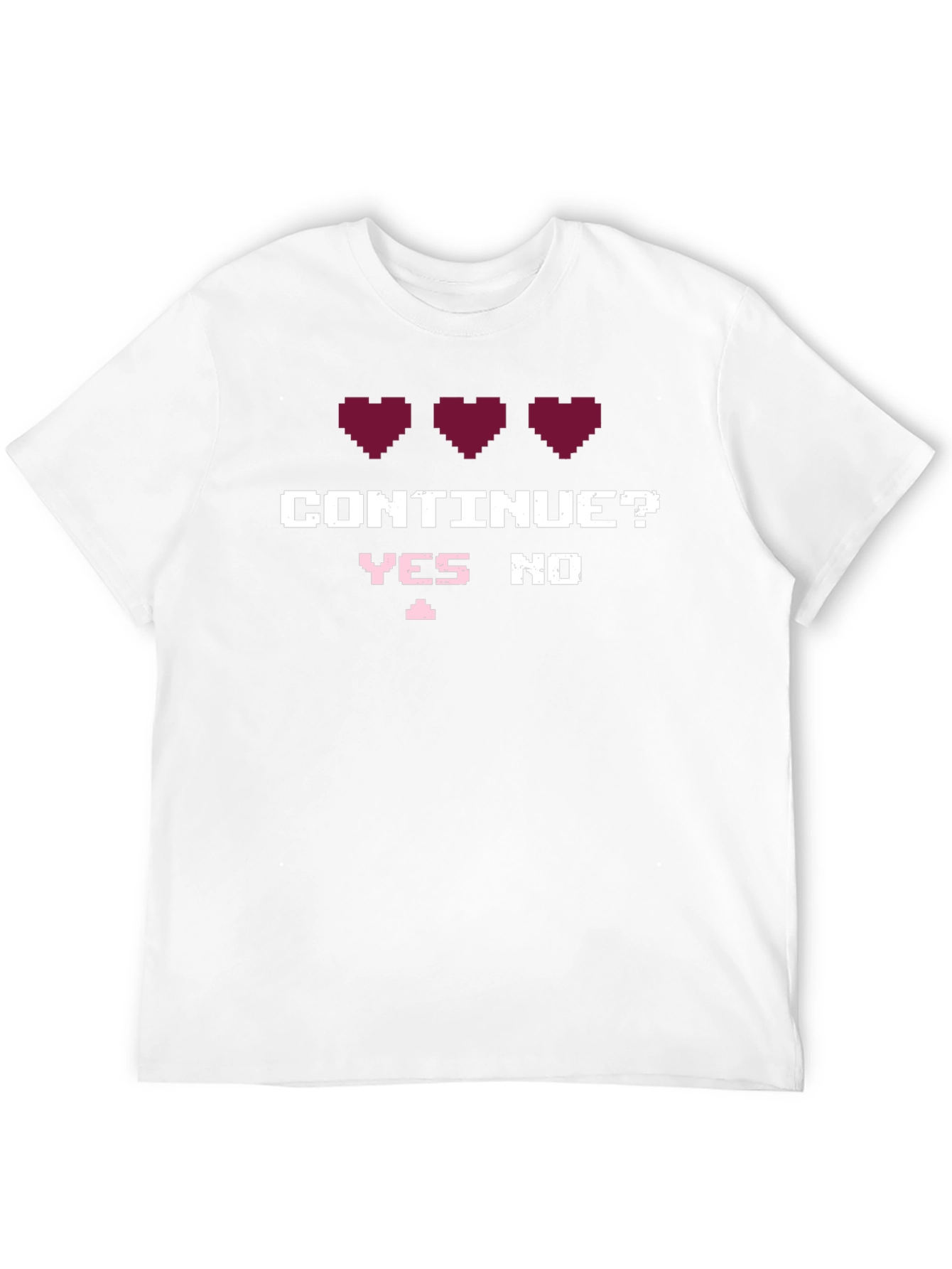 Gamer T-Shirt - Continue? Pixel Art Tee