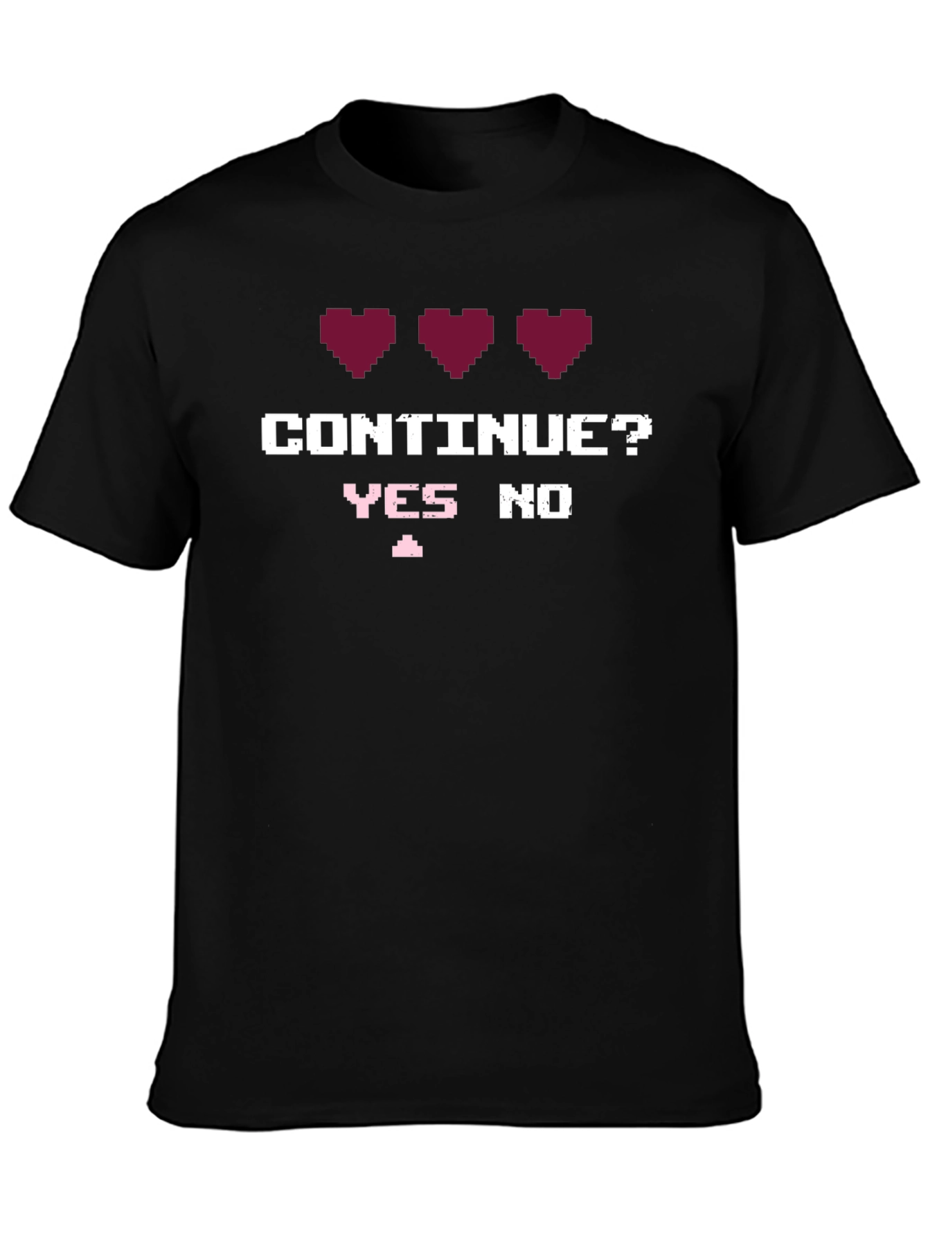 Gamer T-Shirt - Continue? Pixel Art Tee