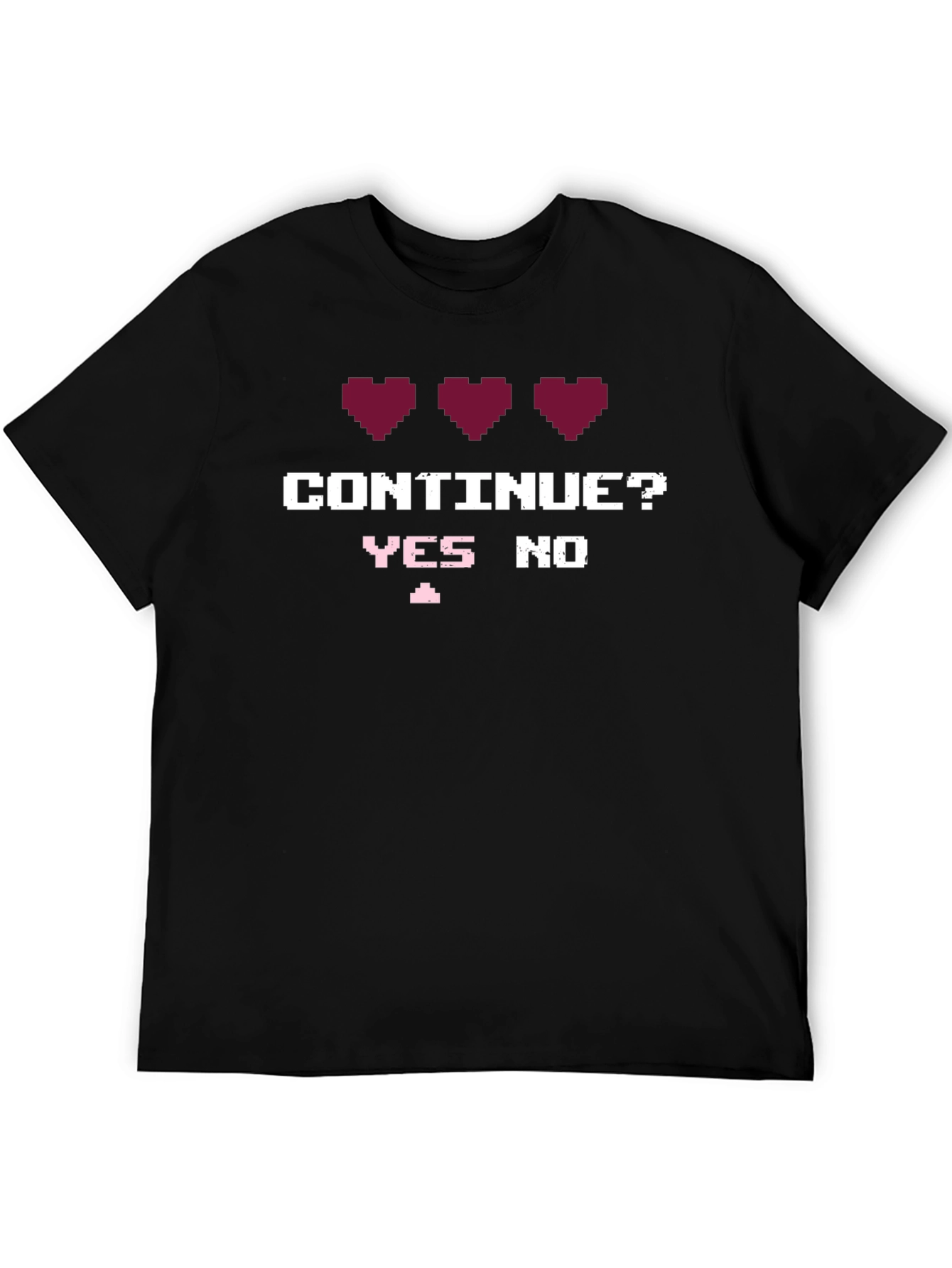 Gamer T-Shirt - Continue? Pixel Art Tee