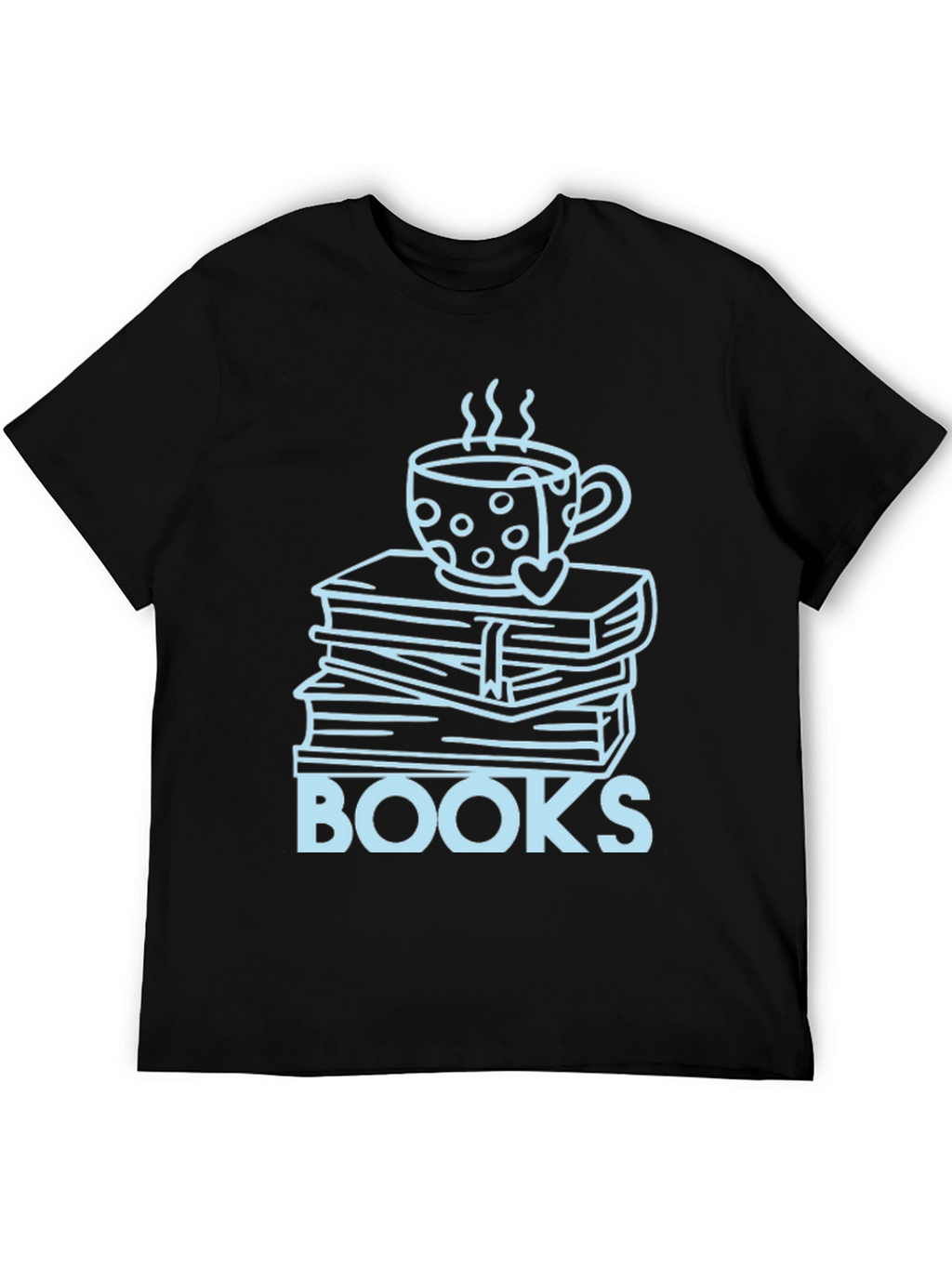 Books & Coffee T-Shirt - Cozy Reader Apparel