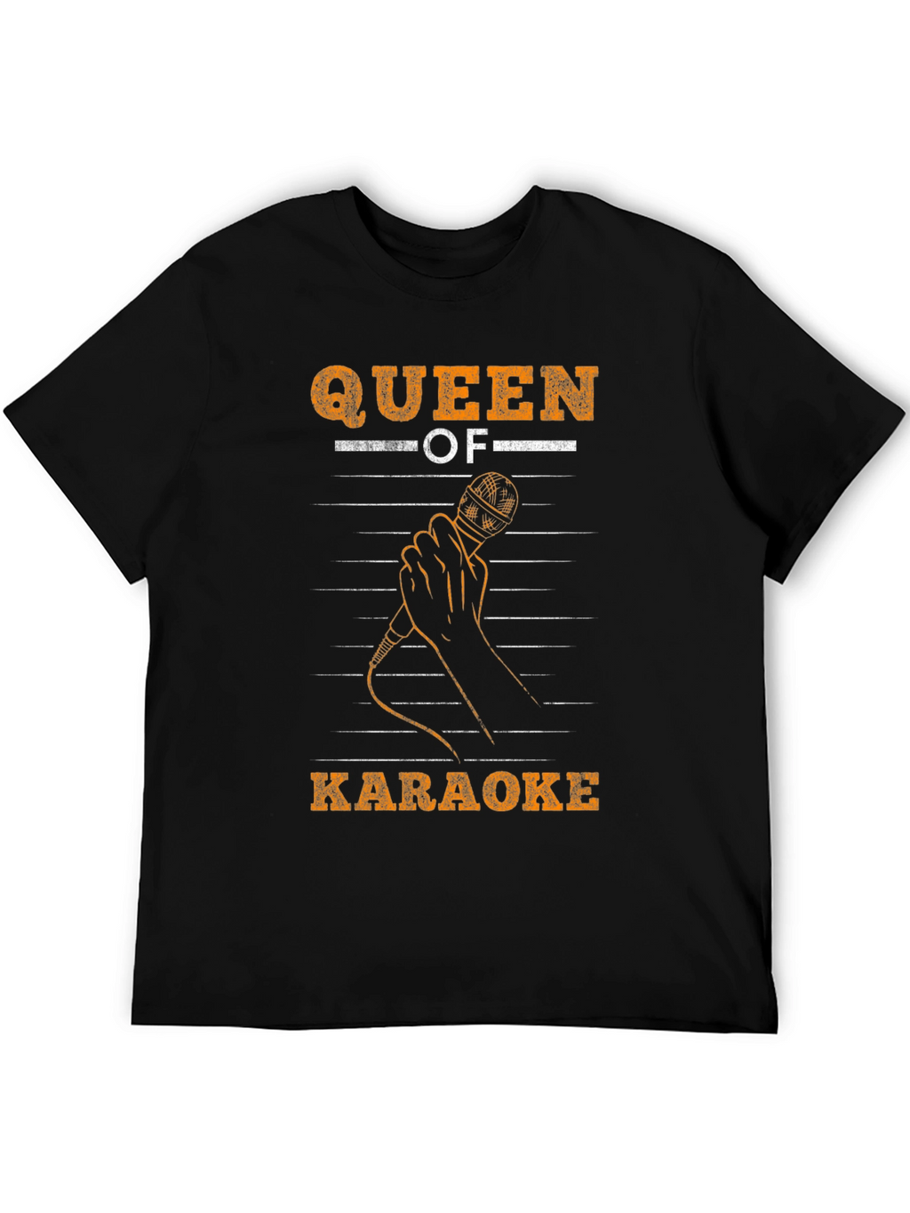 Queen of Karaoke Graphic Tee - Black