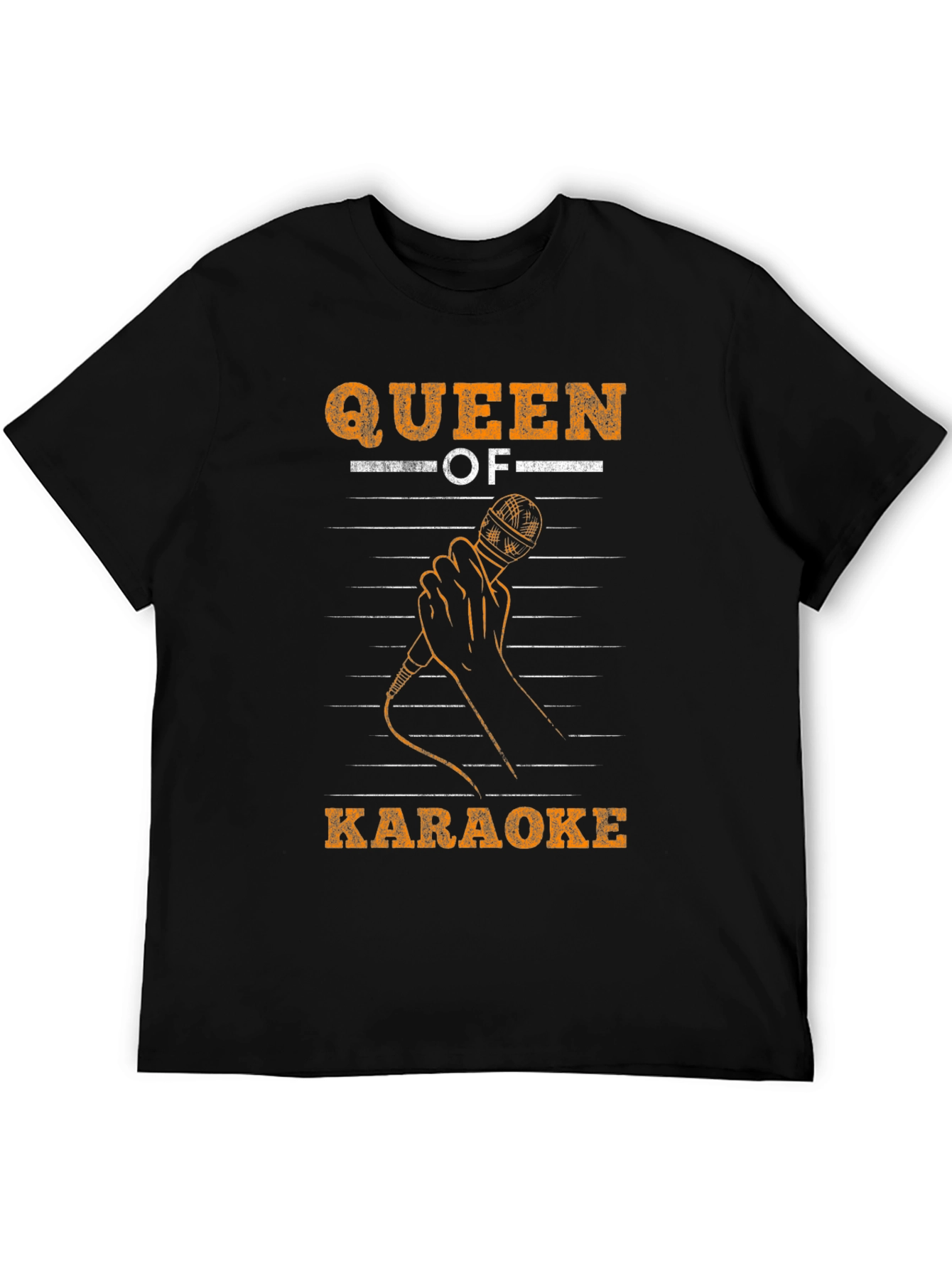 Queen of Karaoke Graphic Tee - Black