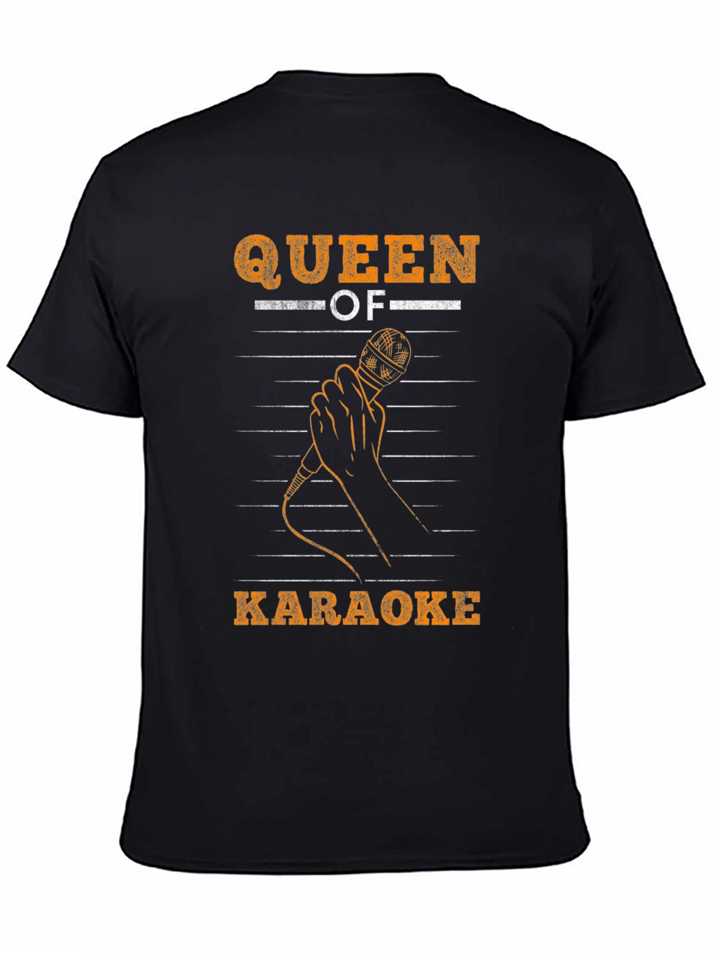 Queen of Karaoke Graphic Tee - Black