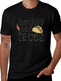 Hockey and Tacos Graphic Tee