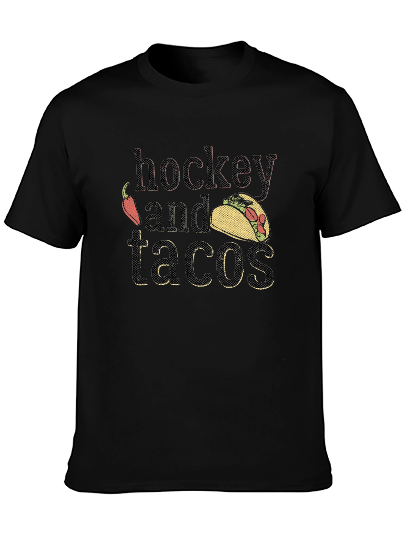 Hockey and Tacos Graphic Tee