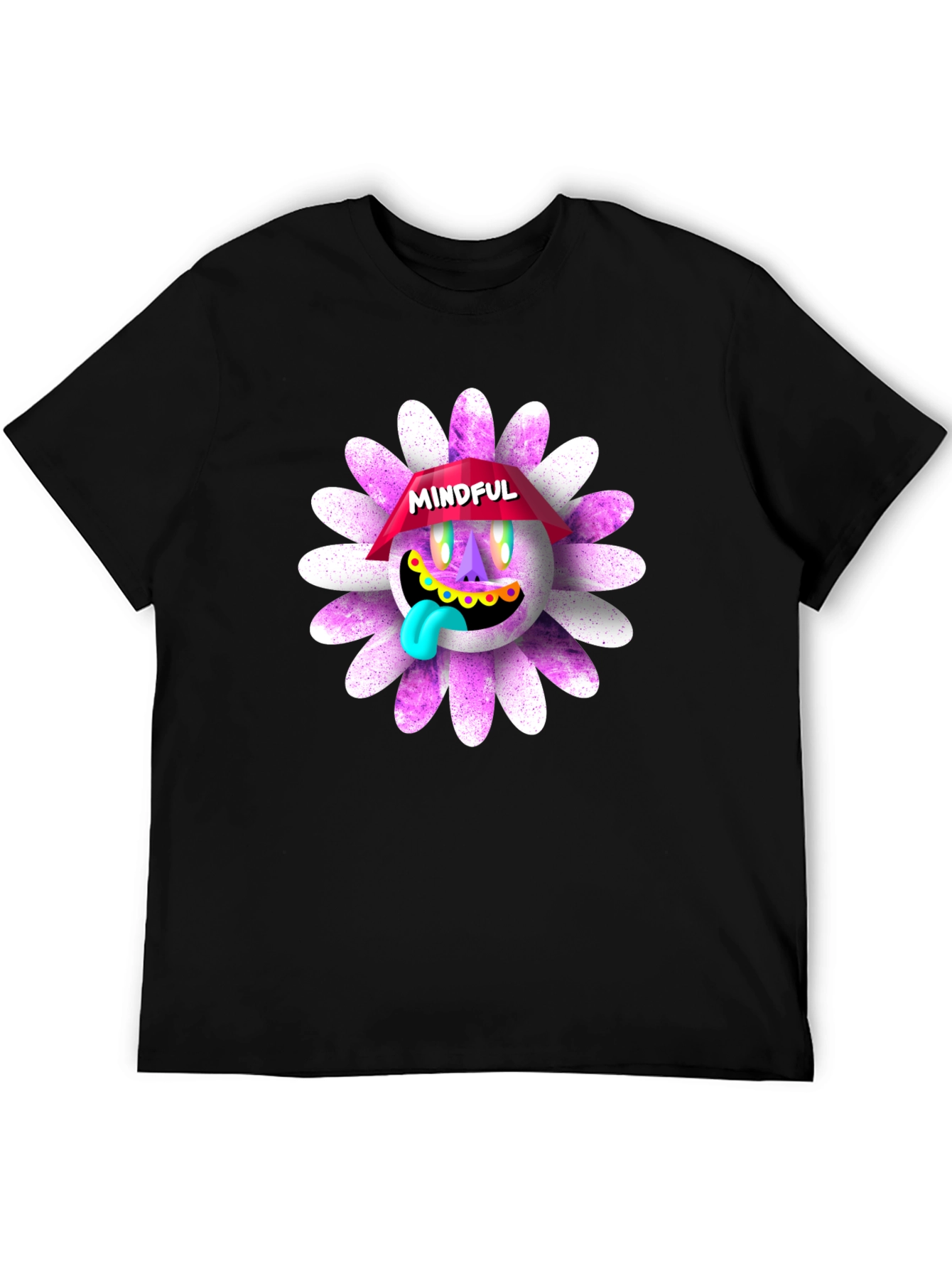 Mindful Graphic T-Shirt - Unique Daisy Design