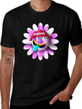 Mindful Graphic T-Shirt - Unique Daisy Design