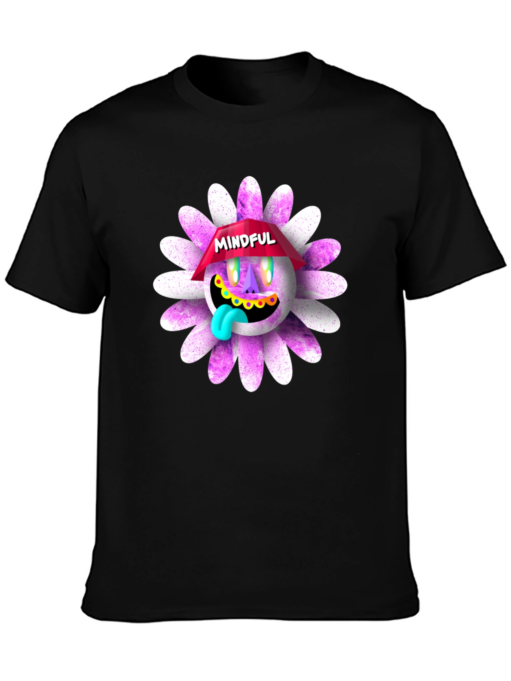 Mindful Graphic T-Shirt - Unique Daisy Design