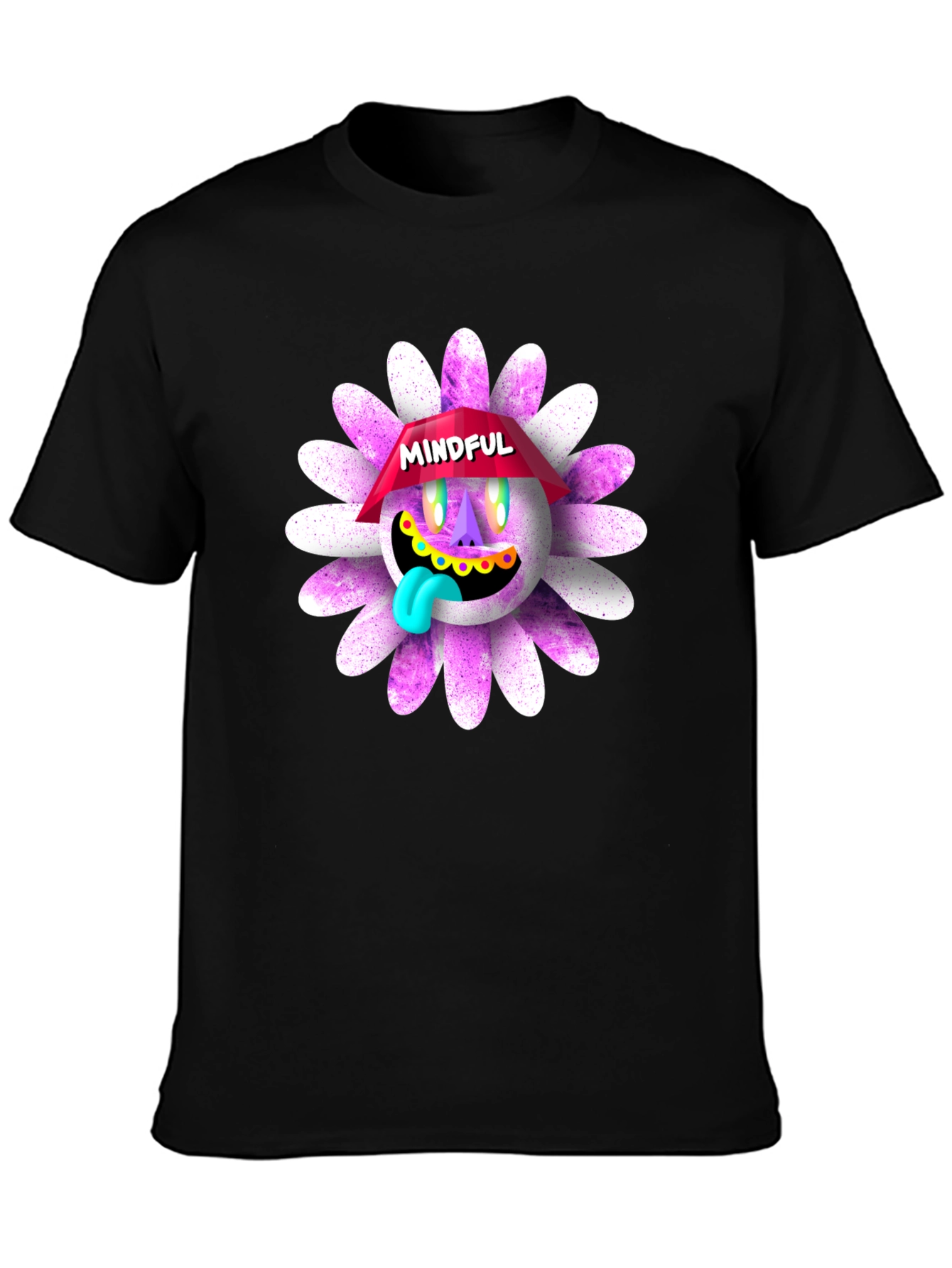 Mindful Graphic T-Shirt - Unique Daisy Design