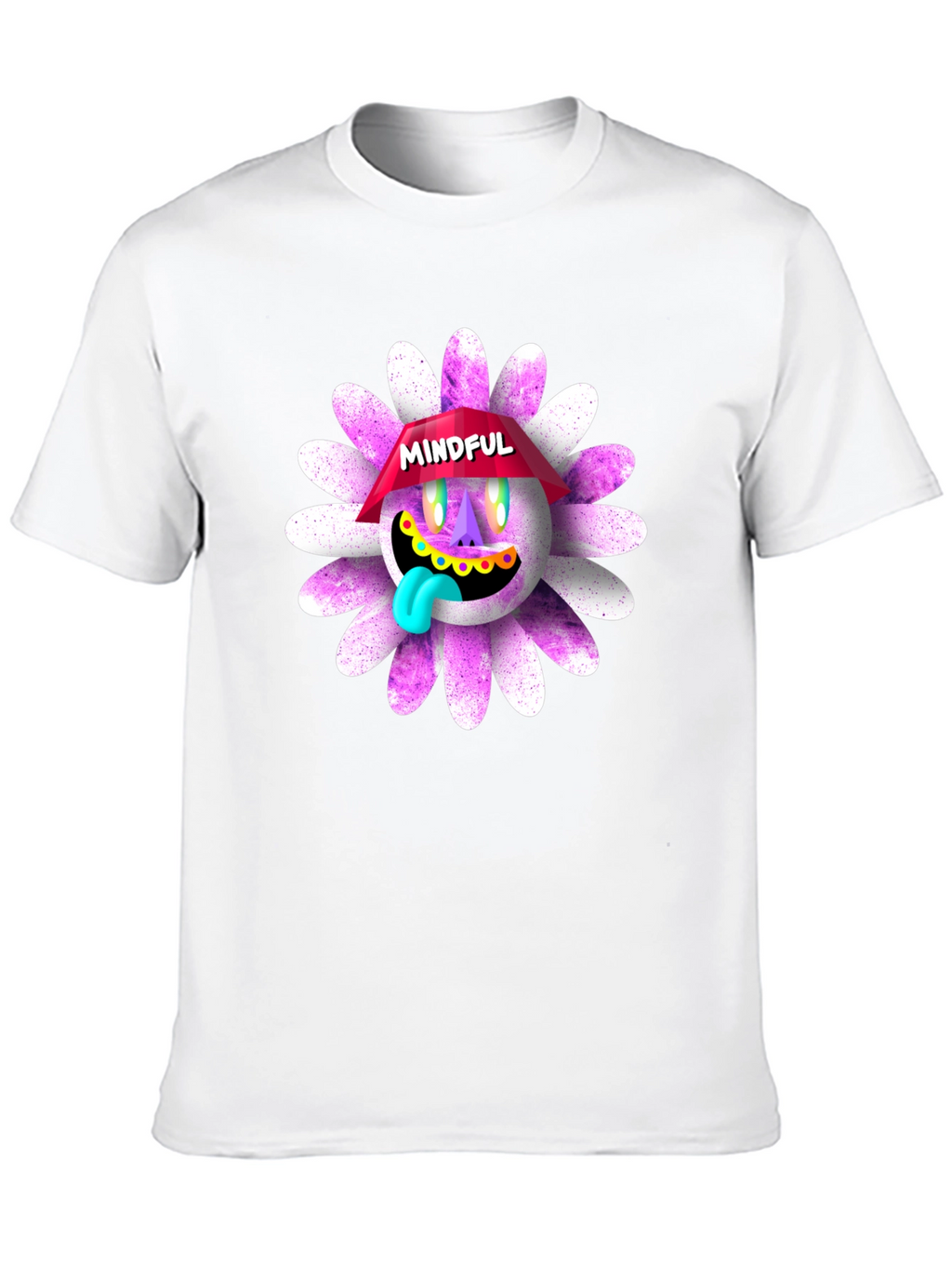 Mindful Graphic T-Shirt - Unique Daisy Design