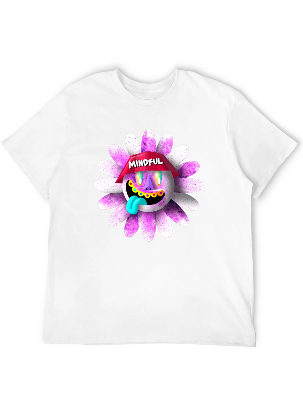 Mindful Graphic T-Shirt - Unique Daisy Design