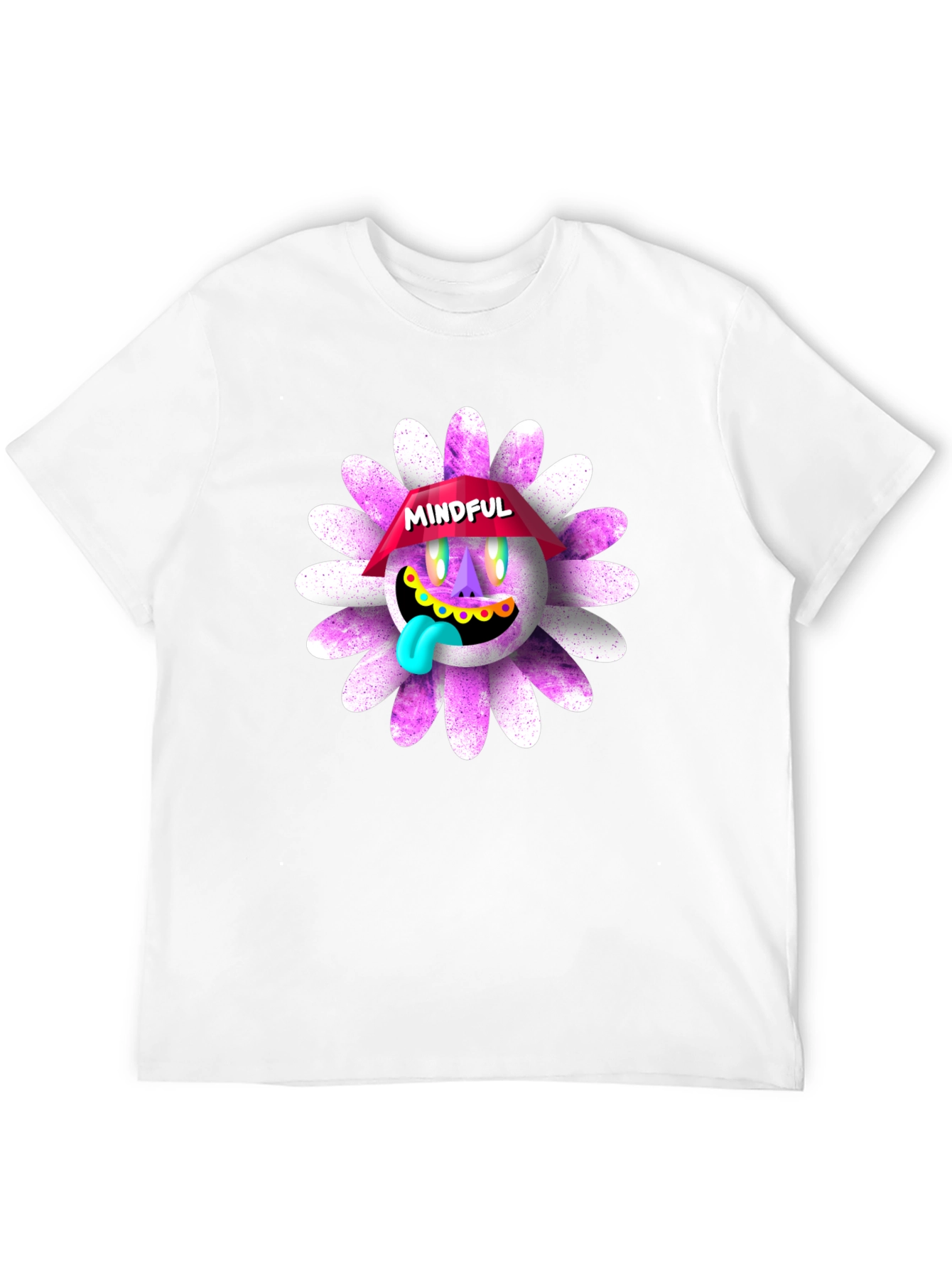 Mindful Graphic T-Shirt - Unique Daisy Design