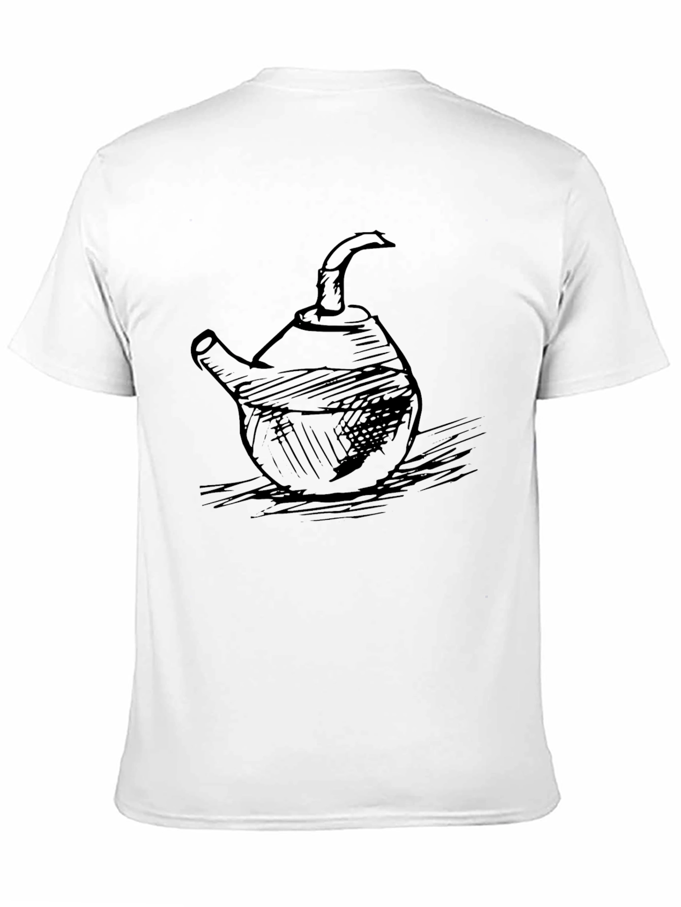Teapot Graphic Tee - Mens Black T-Shirt