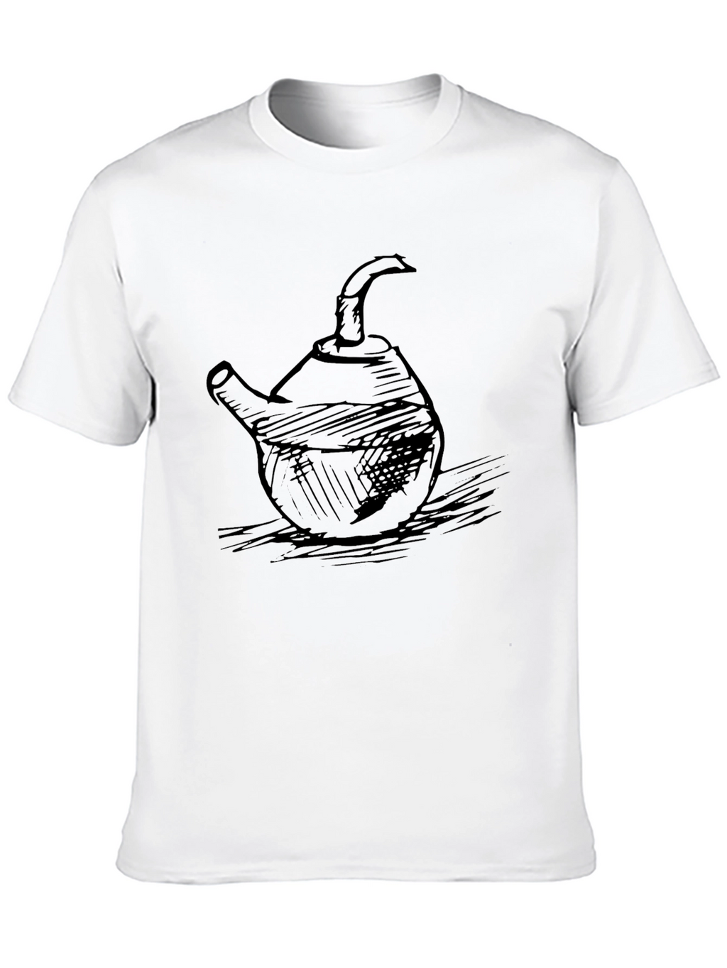 Teapot Graphic Tee - Mens Black T-Shirt
