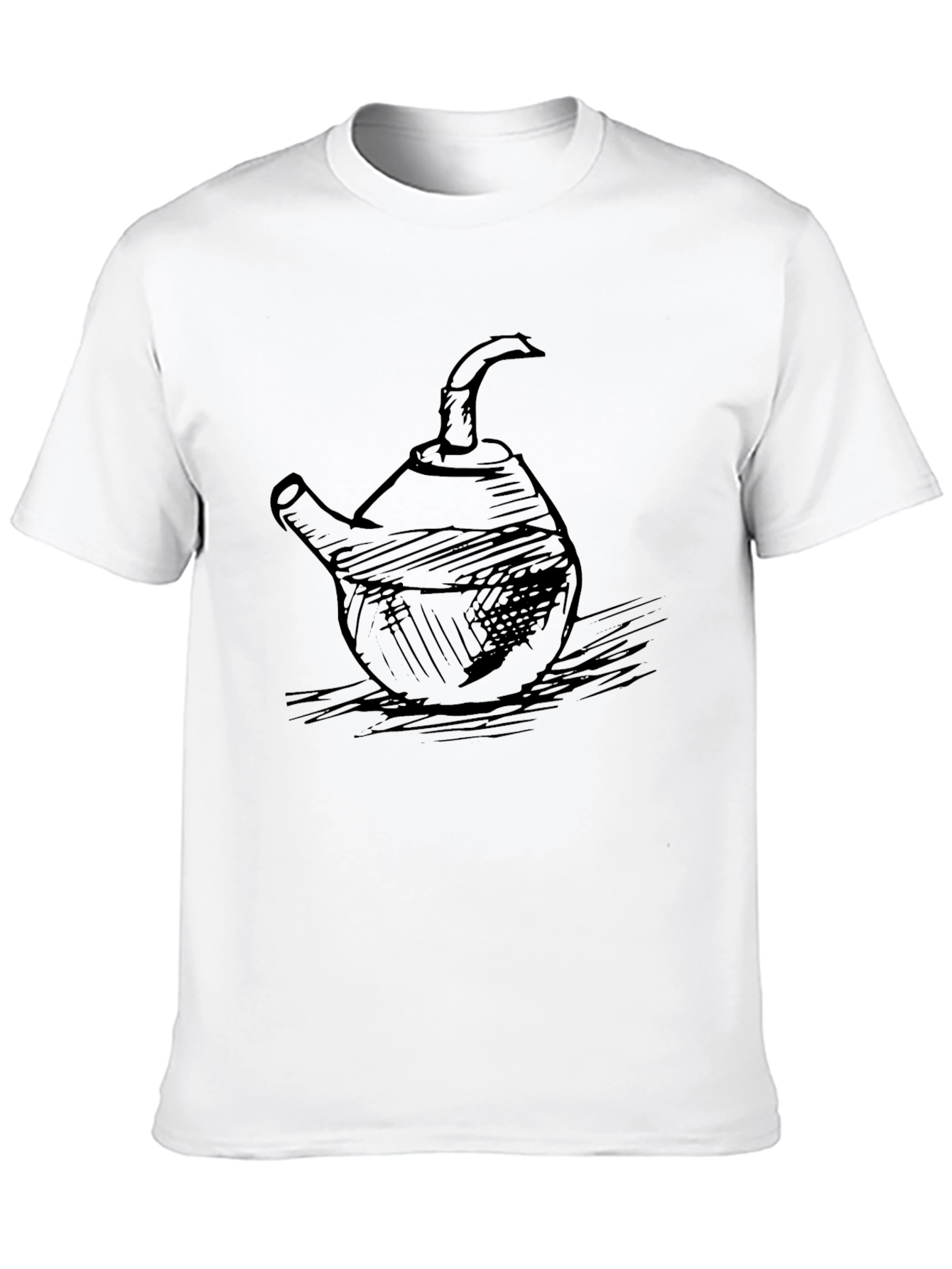 Teapot Graphic Tee - Mens Black T-Shirt