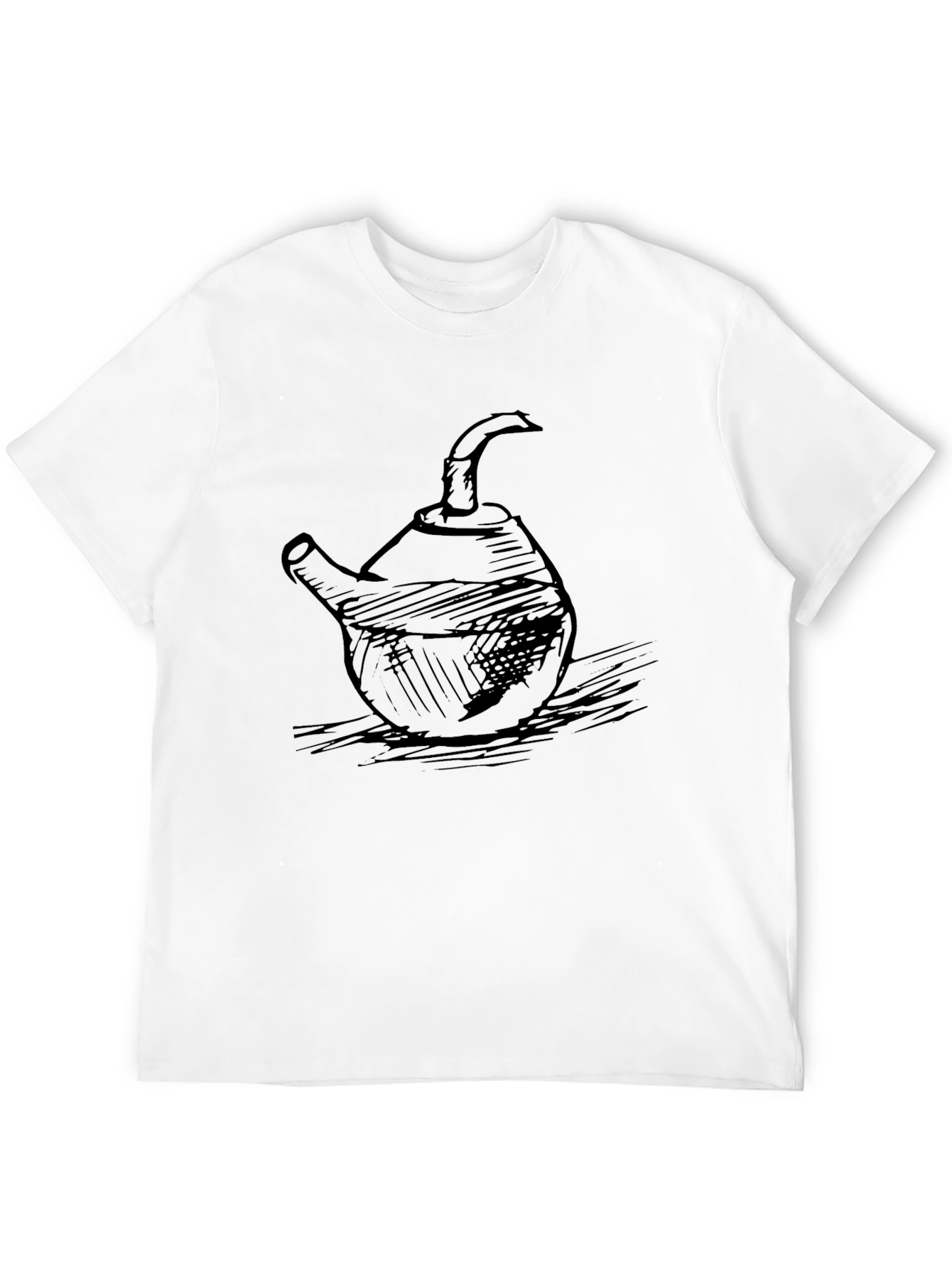 Teapot Graphic Tee - Mens Black T-Shirt