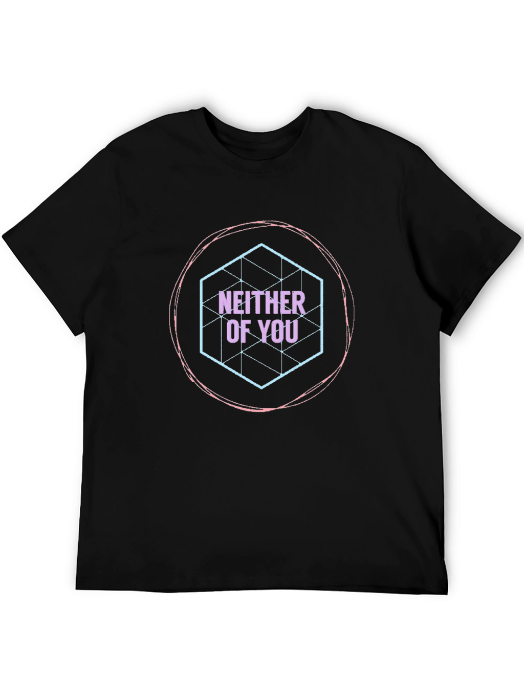 Neither of You Graphic T-Shirt - Black